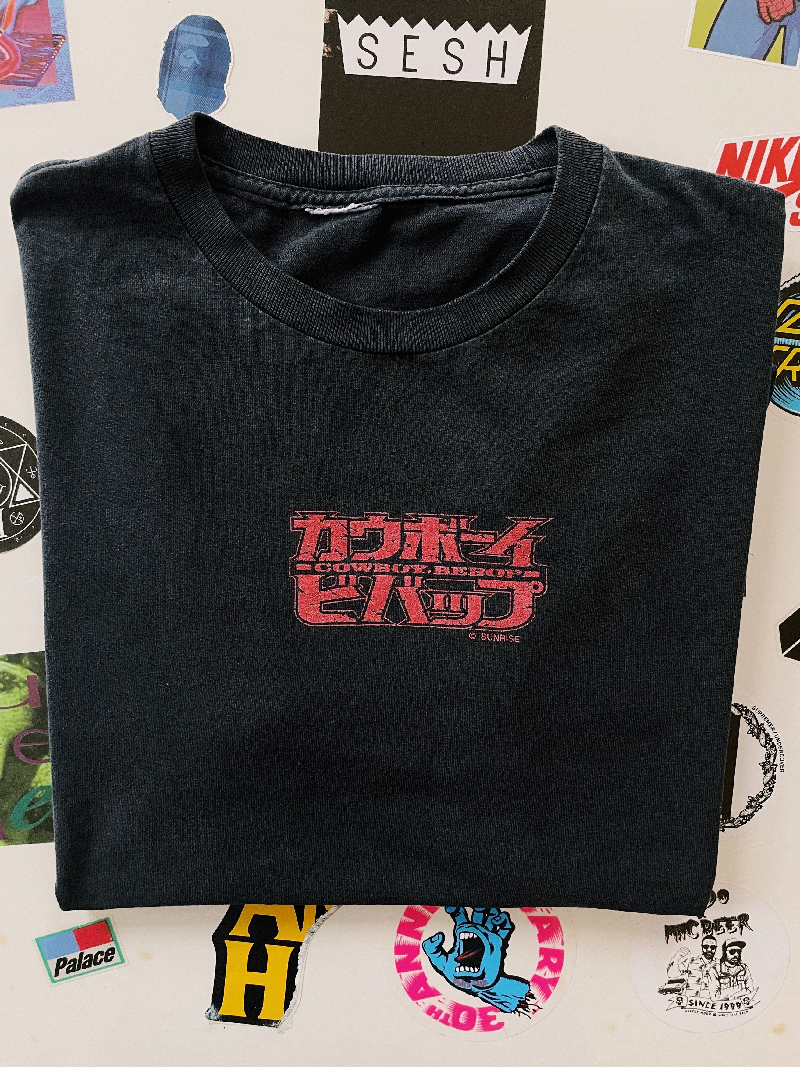 Anime × Japanese Brand × Vintage Vintage 90s Cowboy Bebop Spike Spiegel Vicious ODM T-shirt Size US L / EU 52-54 / 3 - 7 Thumbnail