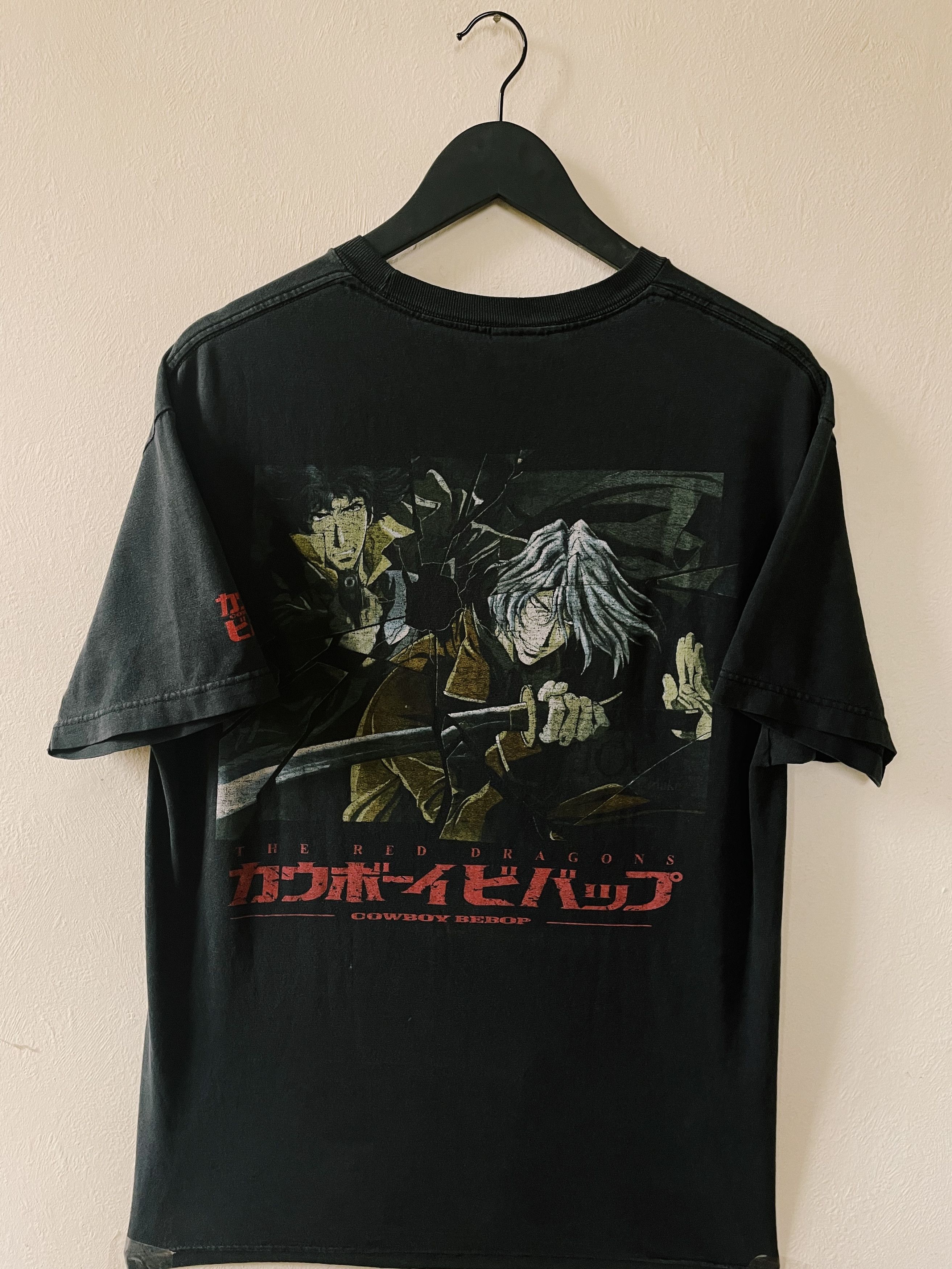 Anime × Japanese Brand × Vintage Vintage 90s Cowboy Bebop Spike Spiegel Vicious ODM T-shirt Size US L / EU 52-54 / 3 - 1 Thumbnail