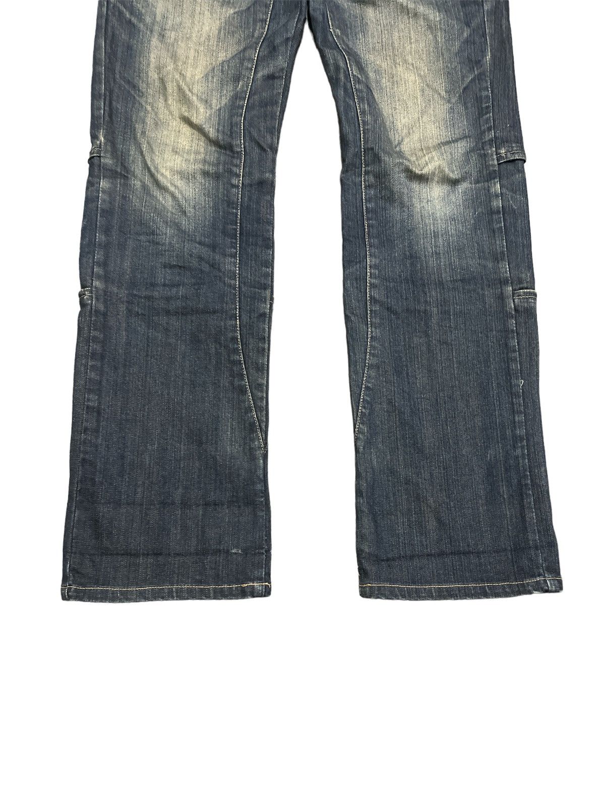 Japanese Brand × Vintage SICK‼️PPFM DISTRESS DENIM WITH SUSPENDERS Size US 33 - 5 Thumbnail