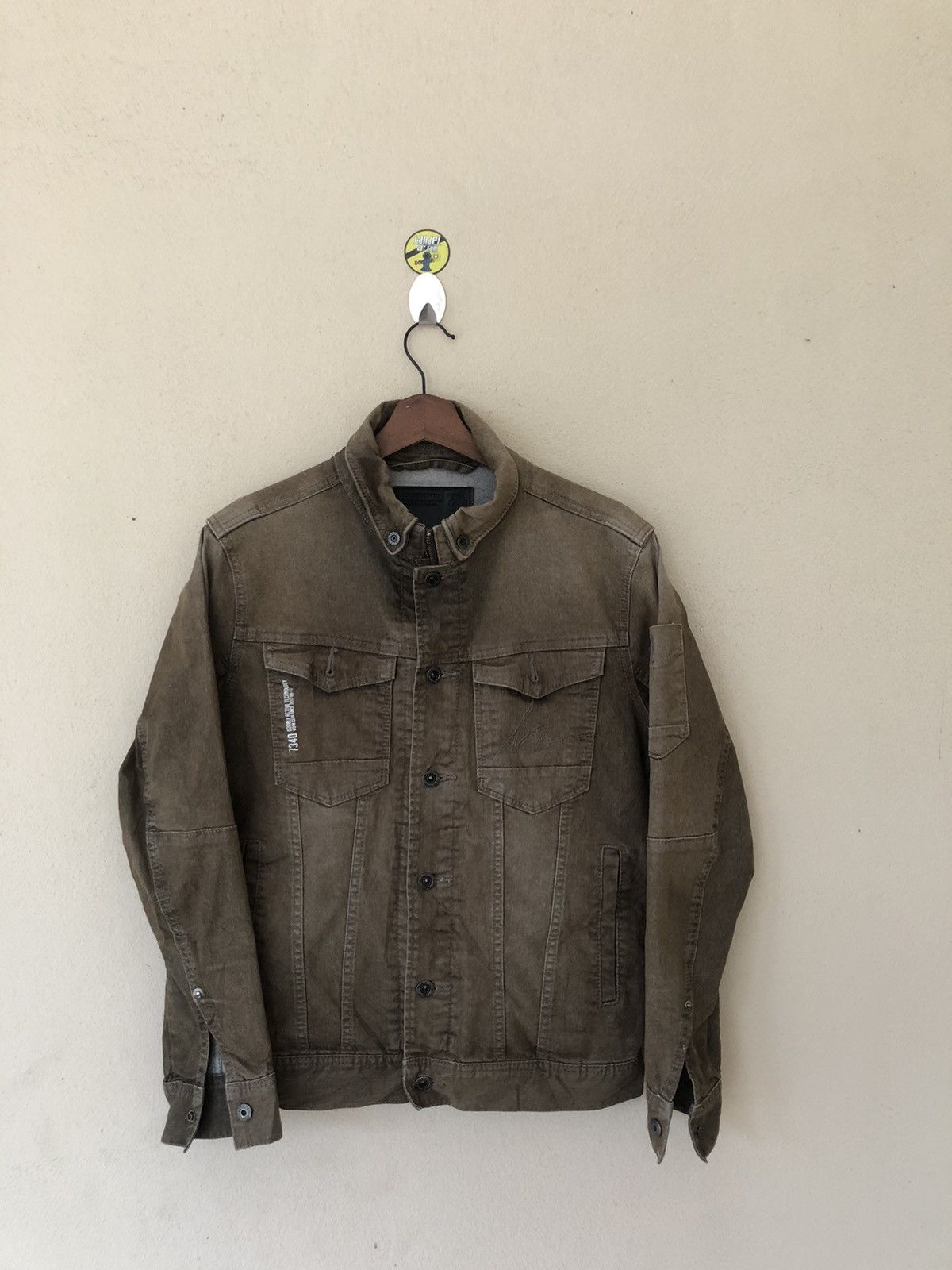 Japanese Brand I’Z Frontier 3D Strech Denim Jacket Size US M / EU 48-50 / 2 - 1 Thumbnail
