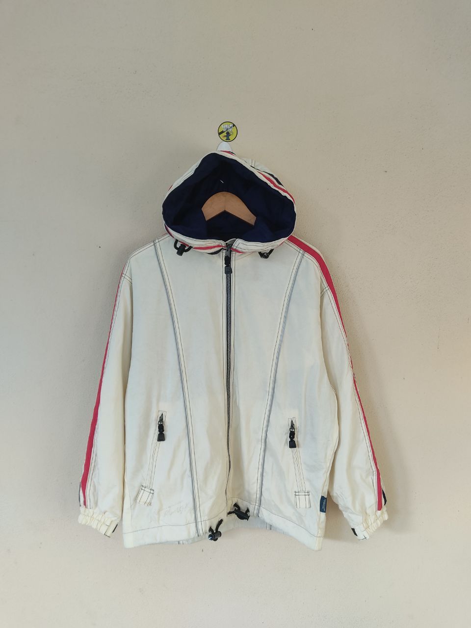Descente × Vintage VINTAGE DESCENTE STRIPE OVERSIZED JACKET Size US S / EU 44-46 / 1 - 1 Thumbnail