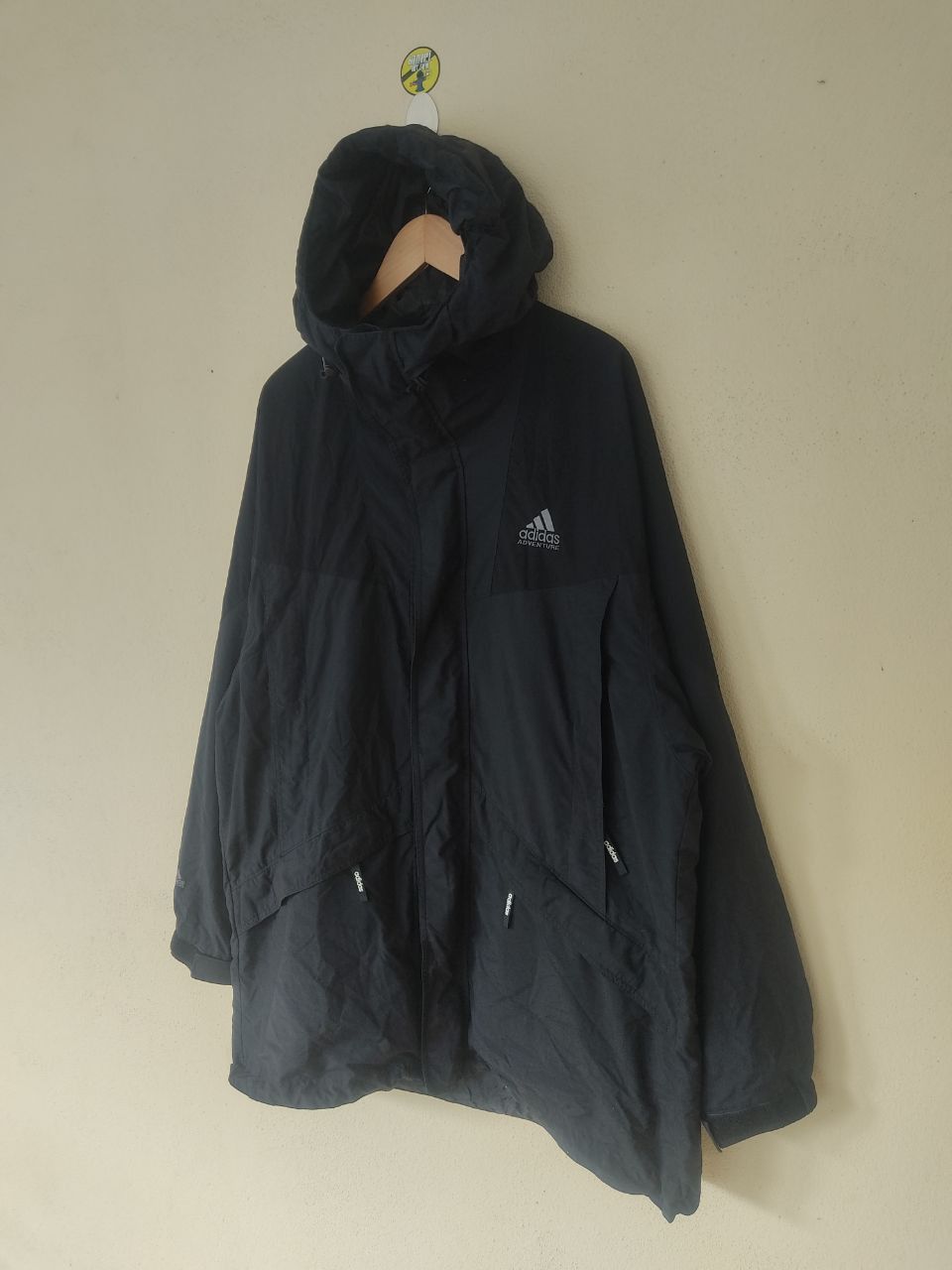 Adidas × Vintage VINTAGE ADIDAS ADVENTURE BLACK JACKET Size US XL / EU 56 / 4 - 3 Thumbnail