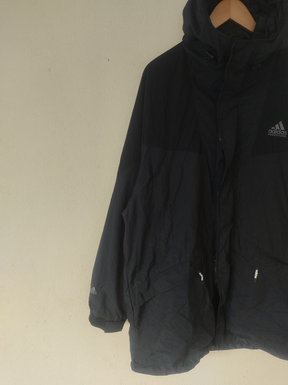 Adidas × Vintage VINTAGE ADIDAS ADVENTURE BLACK JACKET Size US XL / EU 56 / 4 - 7 Thumbnail