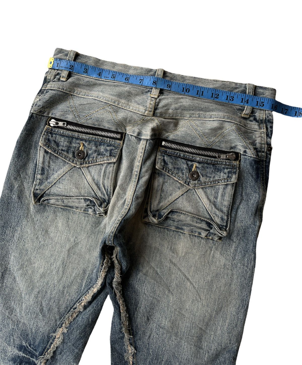 Vintage Vintage Candy Stripper distressed denime jeans Size US 32 / EU 48 - 10 Thumbnail