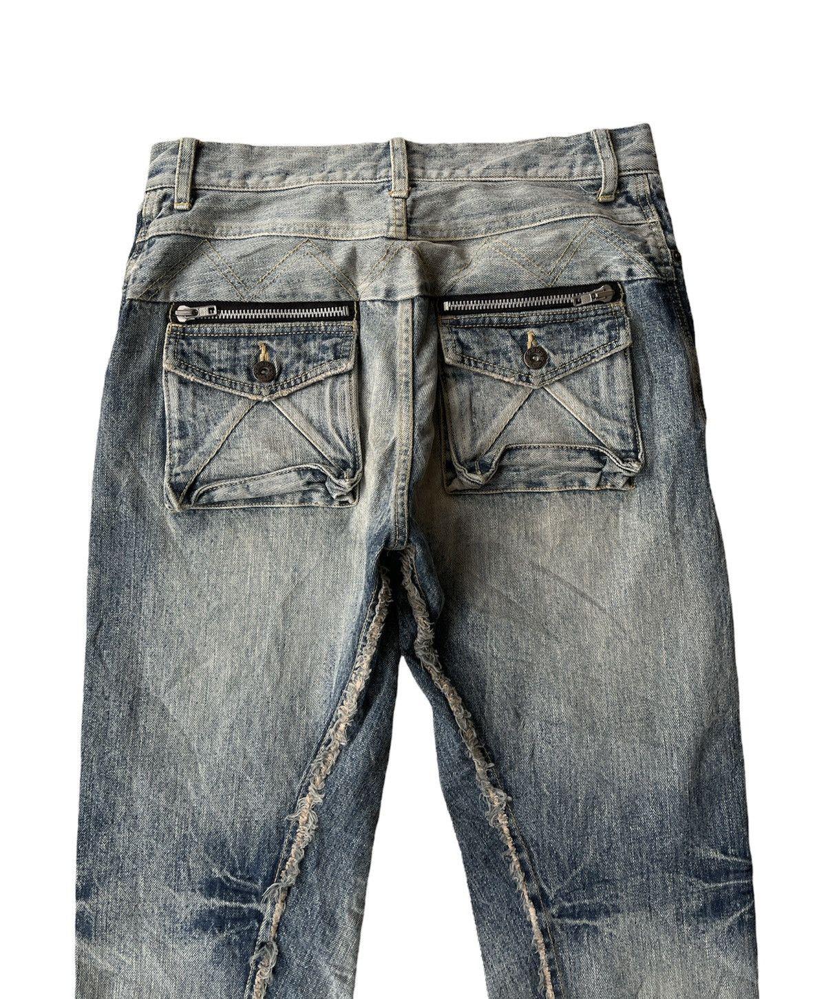 Vintage Vintage Candy Stripper distressed denime jeans Size US 32 / EU 48 - 7 Thumbnail
