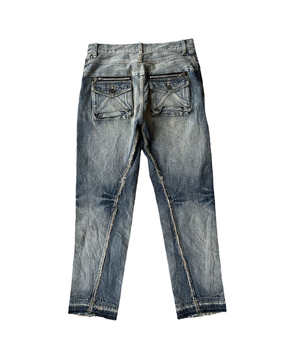 Vintage Vintage Candy Stripper distressed denime jeans Size US 32 / EU 48 - 6 Thumbnail