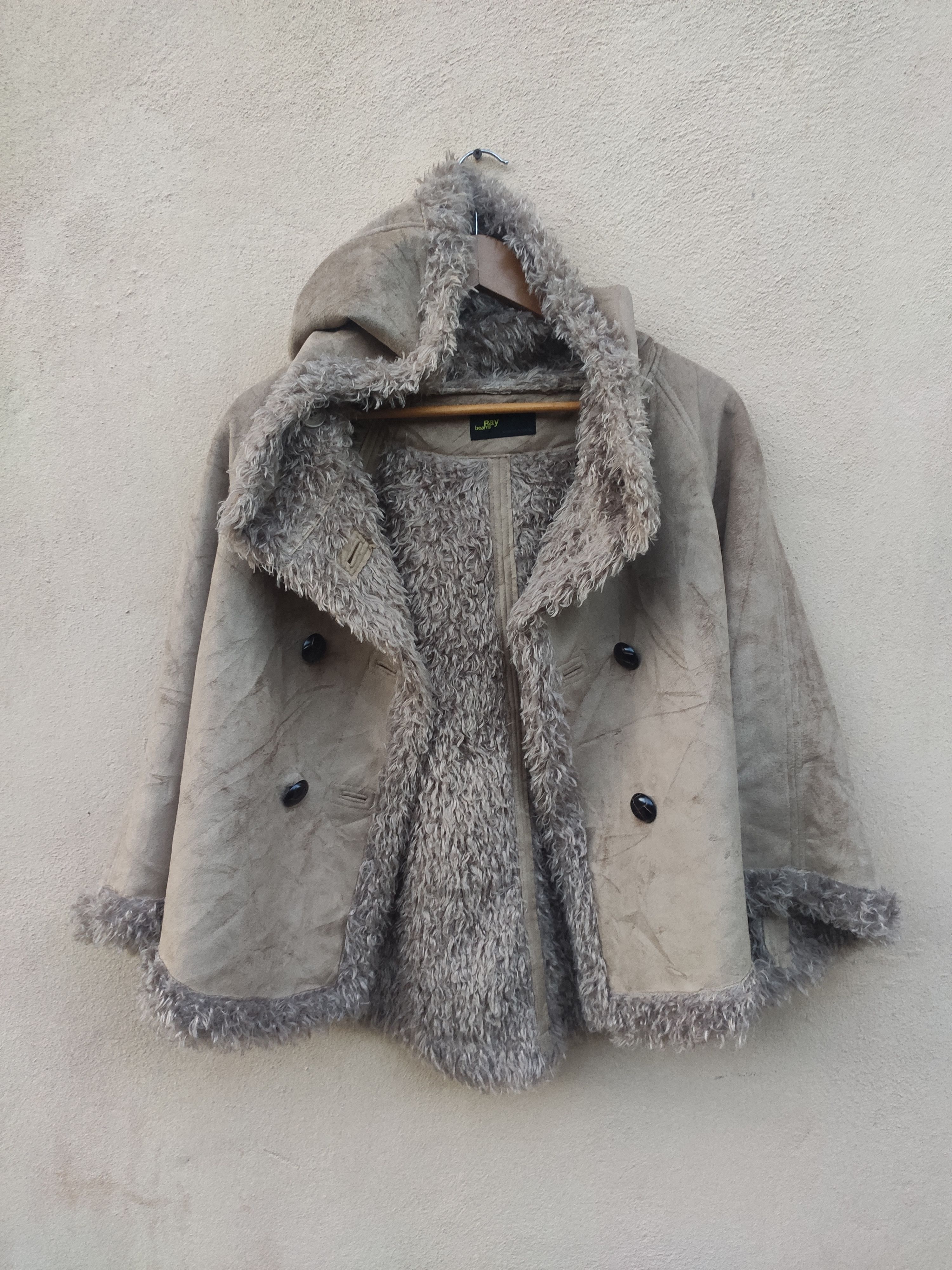 image of Beams Plus Beams Ray Jacket Blanket Design Harajuku in Brown, Men's (Size Medium)