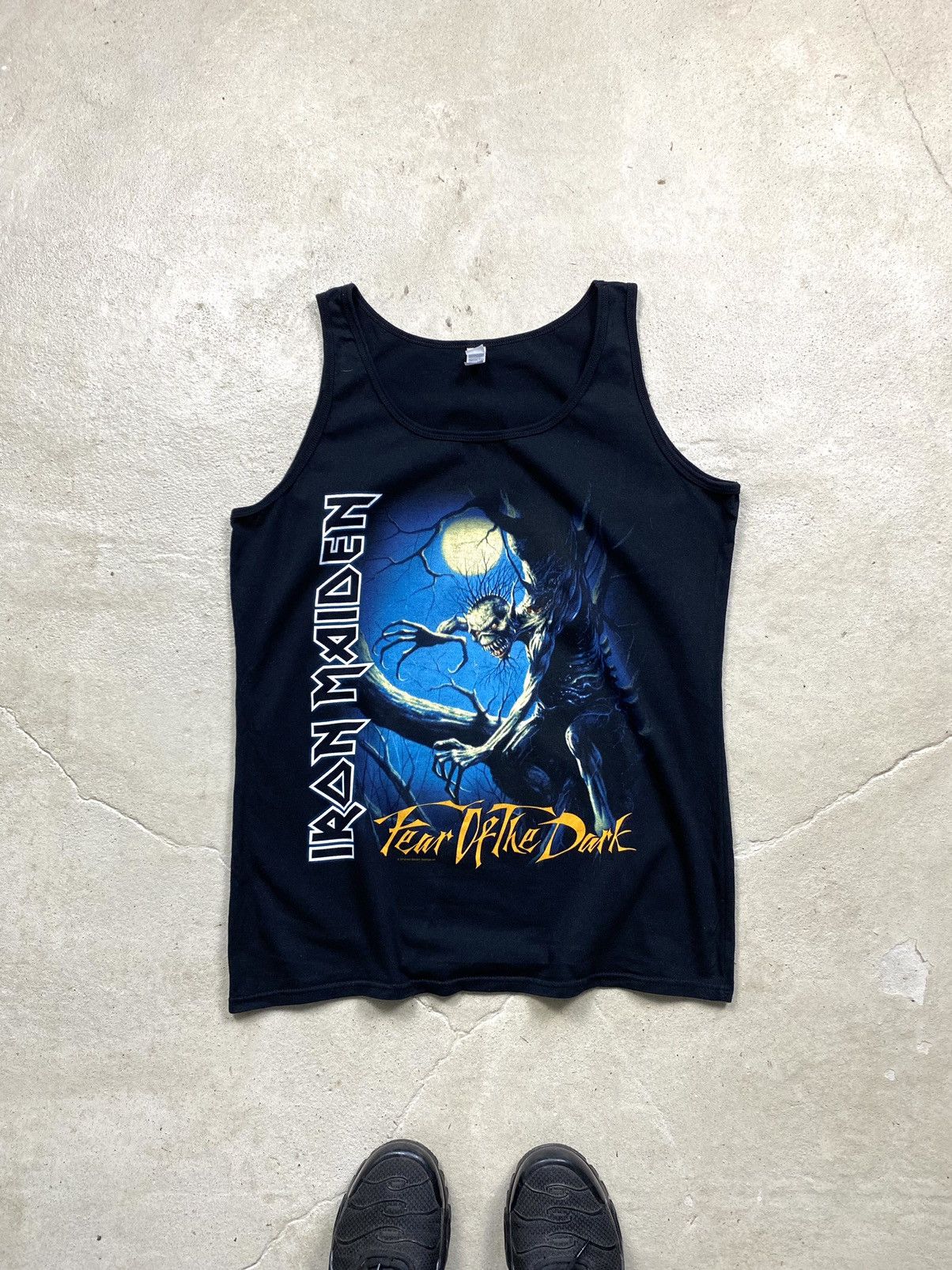 Iron Maiden 2010’s Vintage Iron Maiden Year Of The Dark T Shirt Y2K Size US XL / EU 56 / 4 - 1 Thumbnail