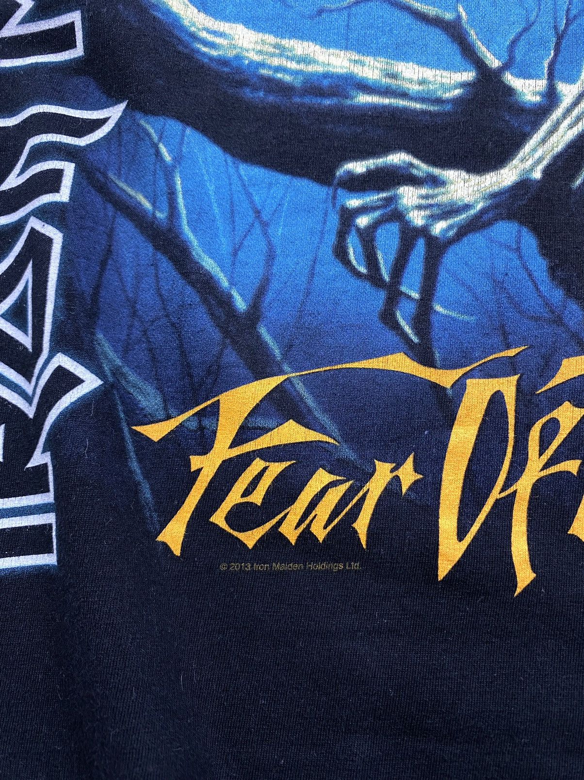 Iron Maiden 2010’s Vintage Iron Maiden Year Of The Dark T Shirt Y2K Size US XL / EU 56 / 4 - 6 Thumbnail