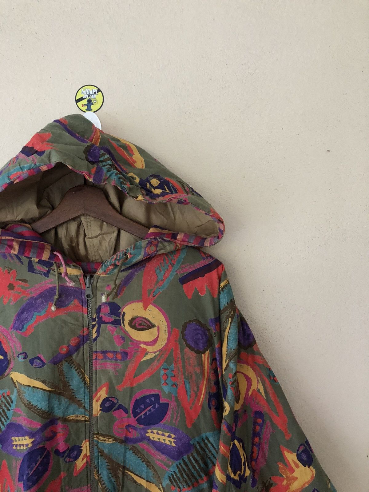 Japanese Brand TGM POUR FEMME TRANS-GLOBAL MERCHANDISE ANORAK STYLE JACKET Size US L / EU 52-54 / 3 - 4 Thumbnail