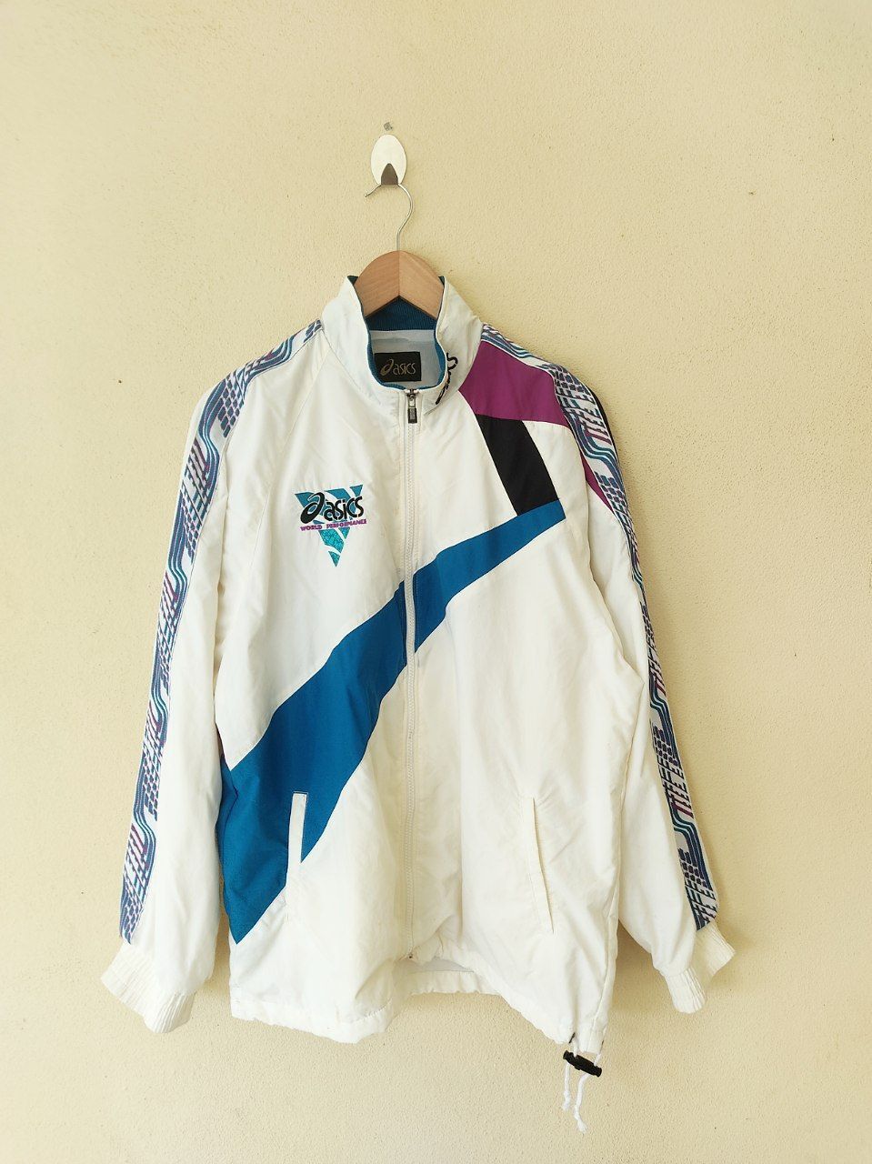 Asics × Japanese Brand × Vintage Vintage Asics Court Jacket Size US L / EU 52-54 / 3 - 1 Thumbnail