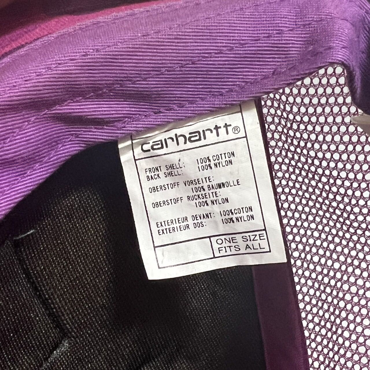 Bape × Carhartt BAPE carhartt hat purple camo Size ONE SIZE - 6 Thumbnail