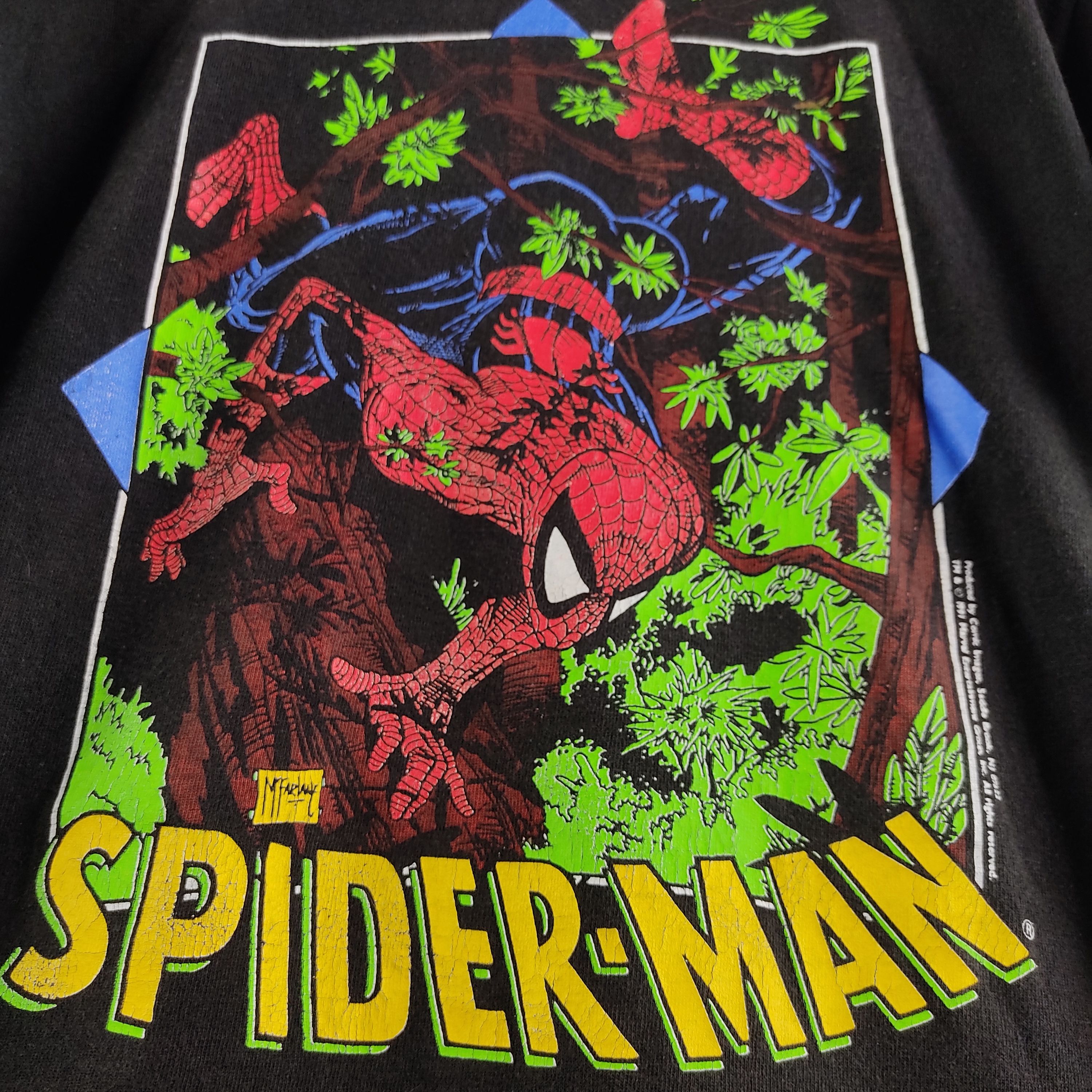 Marvel Comics × Vintage 1991 Spiderman Comics images Todd Mcfarlane Size US L / EU 52-54 / 3 - 6 Thumbnail