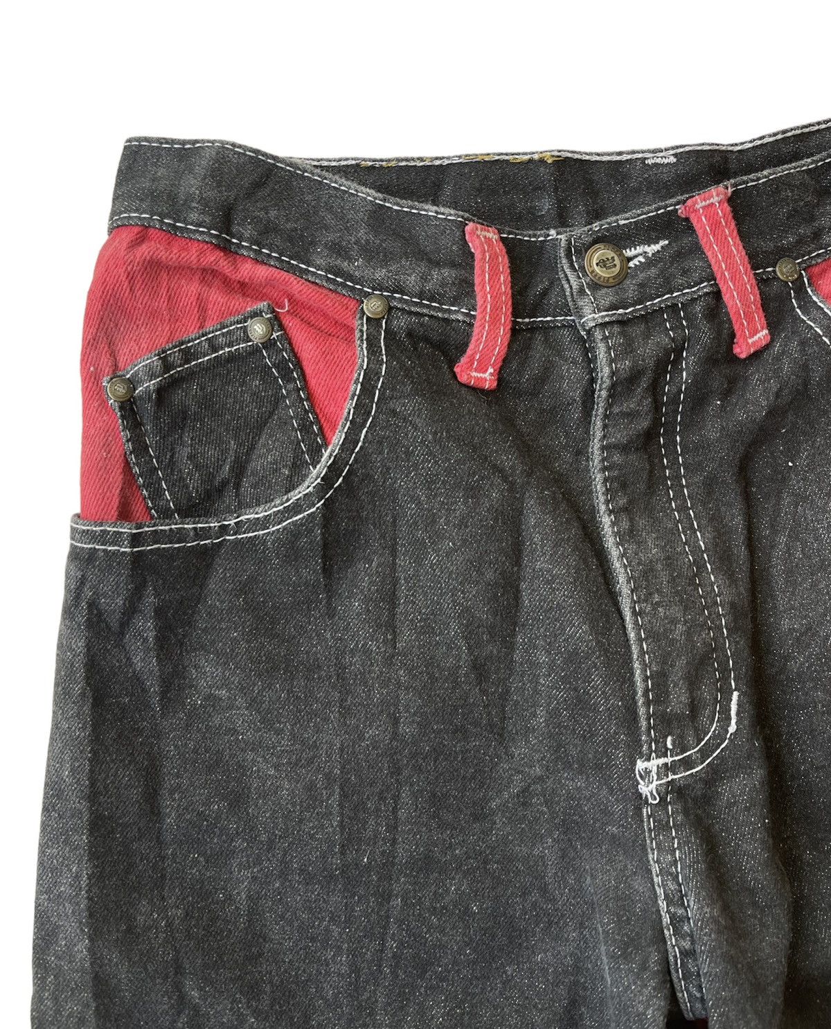 Denime Rare Vintage Denime jeans 2 tone Size US 29 - 7 Thumbnail