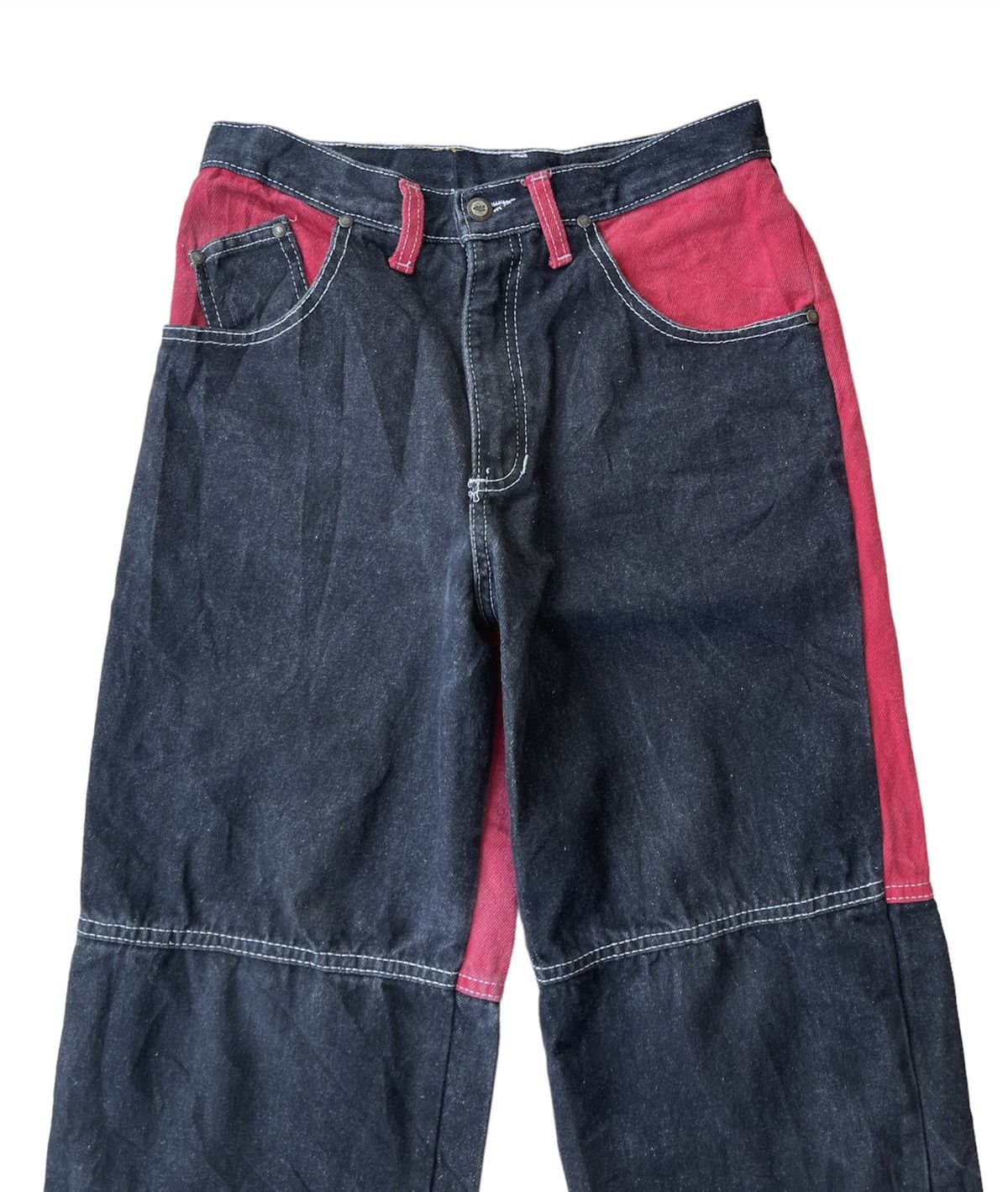 Denime Rare Vintage Denime jeans 2 tone Size US 29 - 6 Thumbnail
