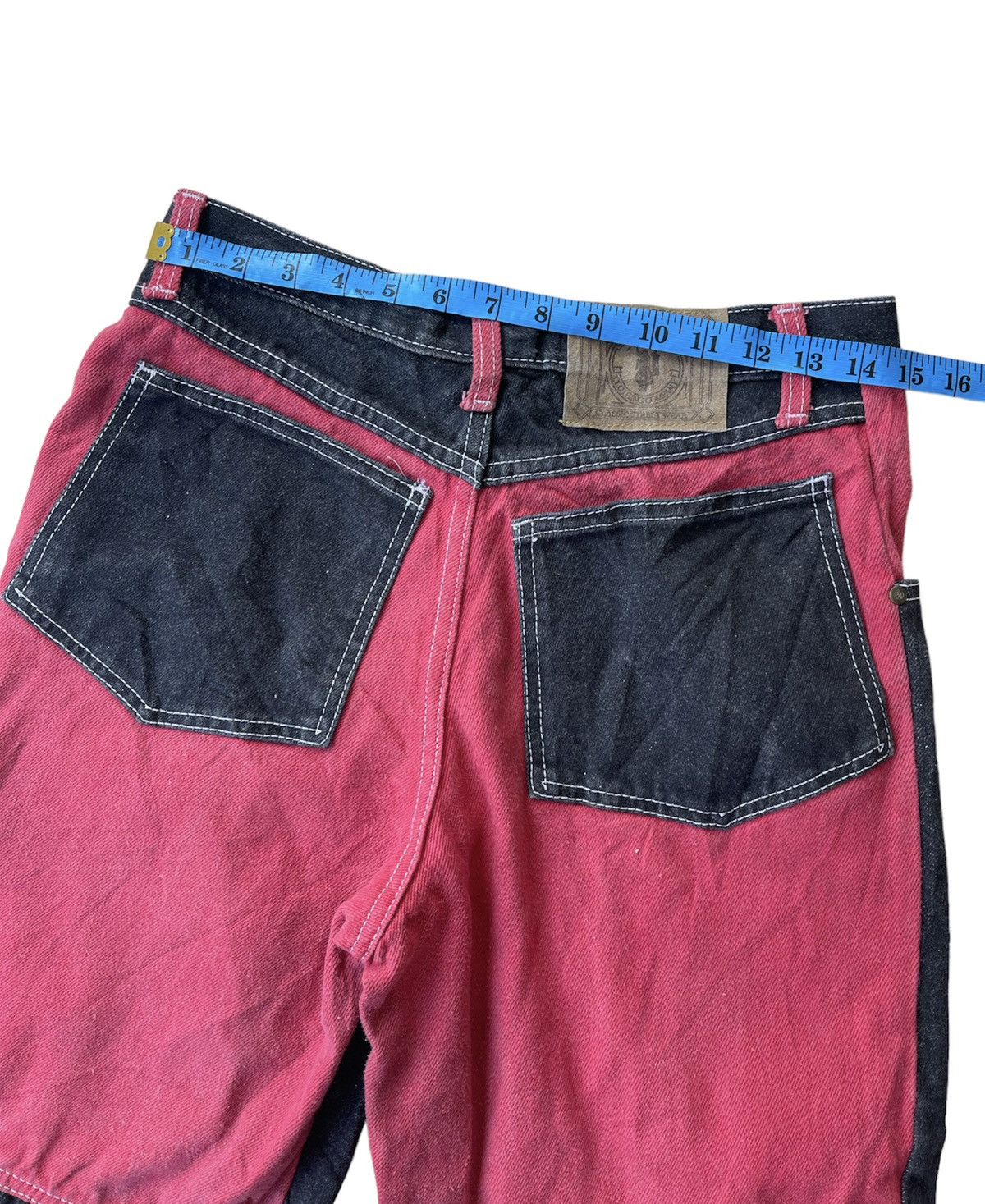 Denime Rare Vintage Denime jeans 2 tone Size US 29 - 10 Thumbnail