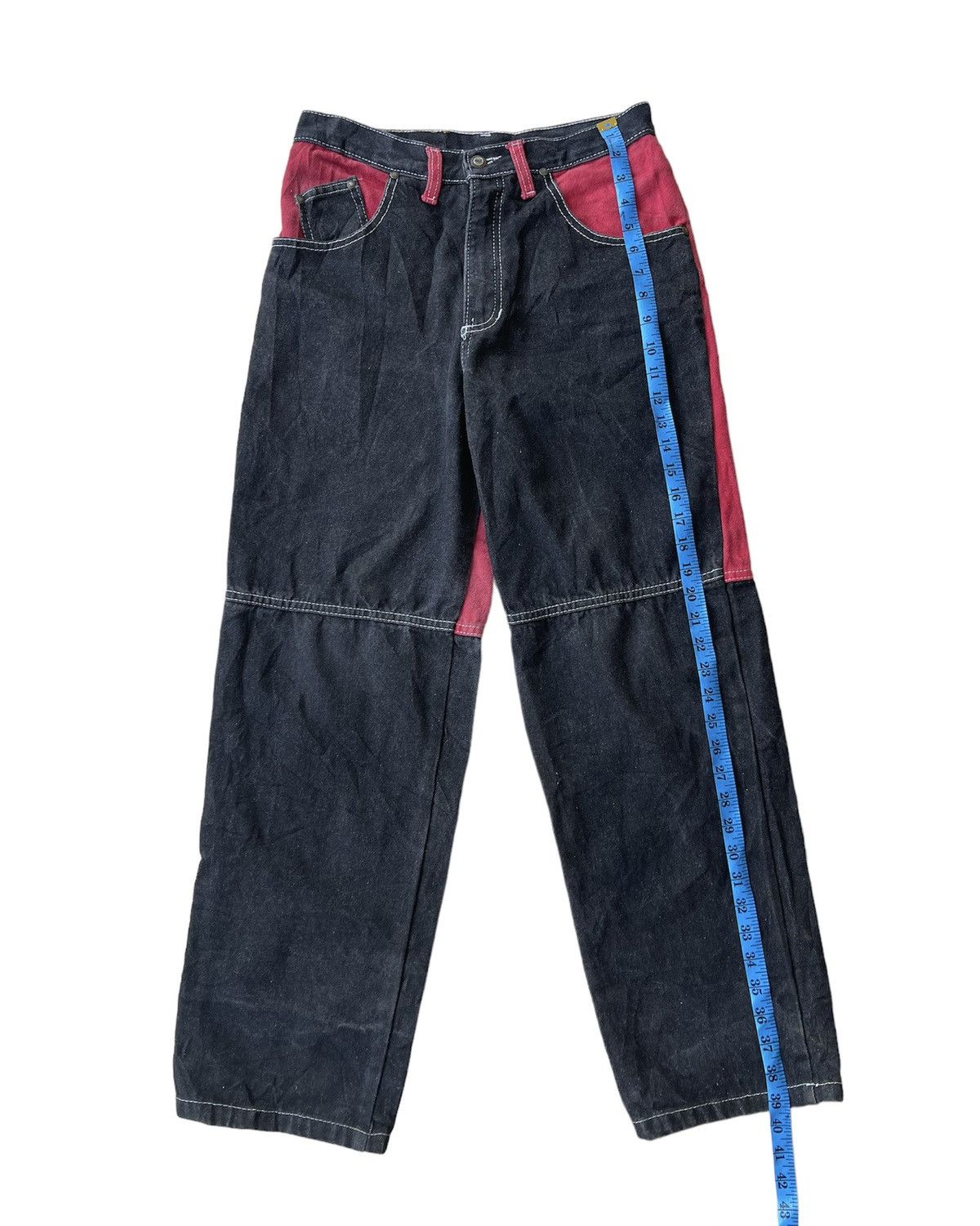 Denime Rare Vintage Denime jeans 2 tone Size US 29 - 11 Thumbnail