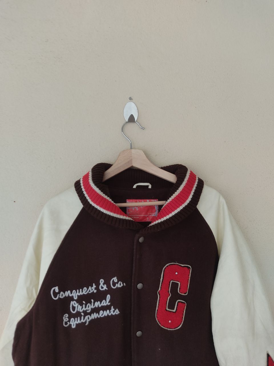 Japanese Brand × Vintage Conquest Varsity Jacket Size US XL / EU 56 / 4 - 6 Thumbnail
