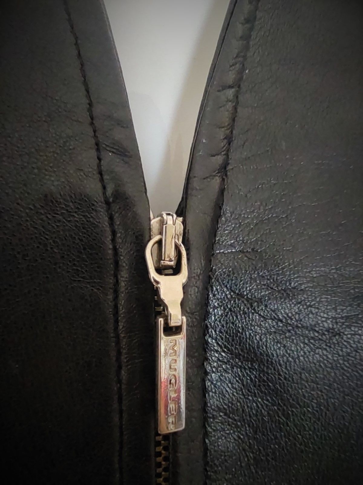 Thierry Mugler Thierry Mugler Leather Lamb Star Motorcycle Jacket Size L / US 10 / IT 46 - 2 Thumbnail
