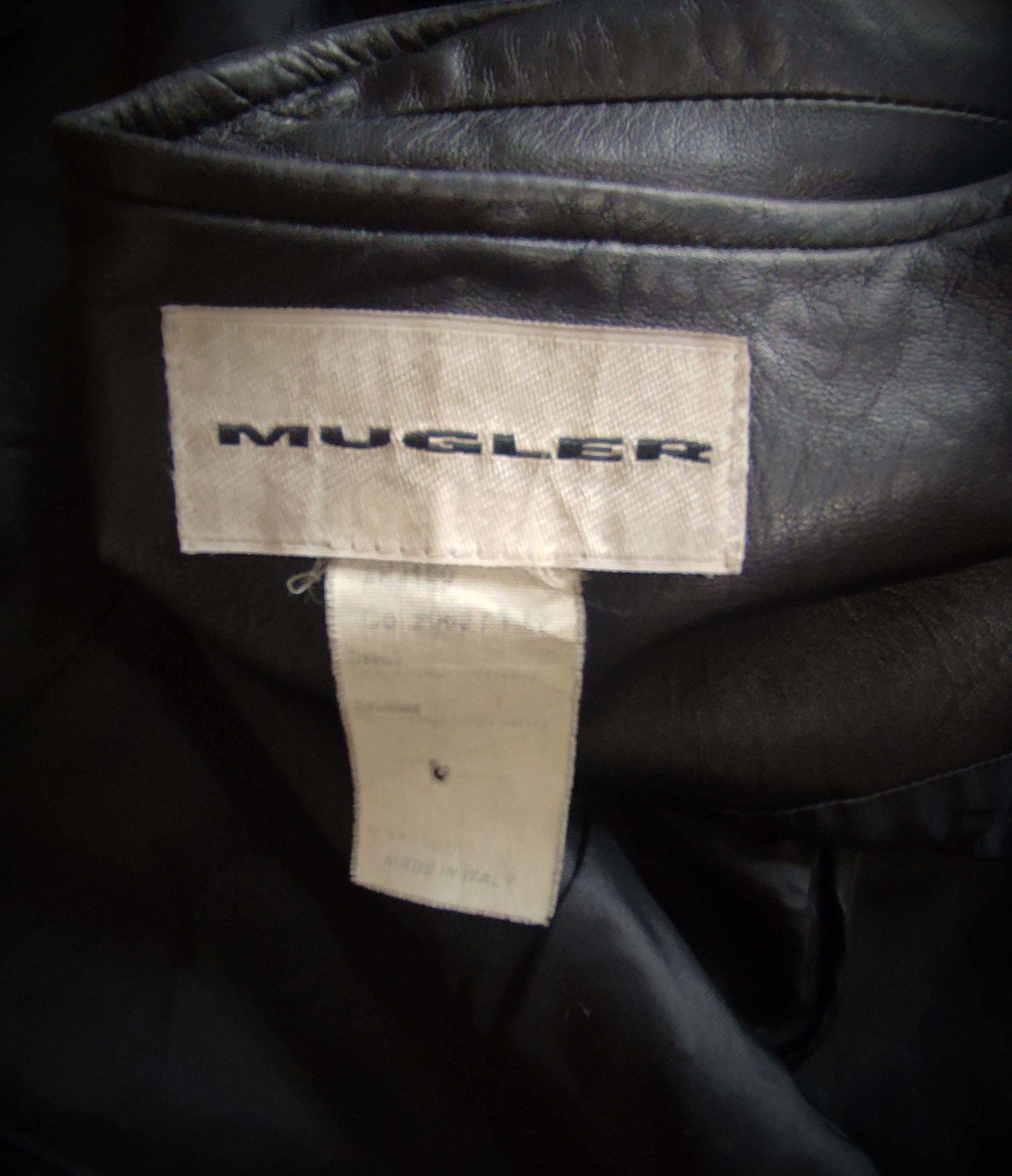 Thierry Mugler Thierry Mugler Leather Lamb Star Motorcycle Jacket Size L / US 10 / IT 46 - 11 Thumbnail