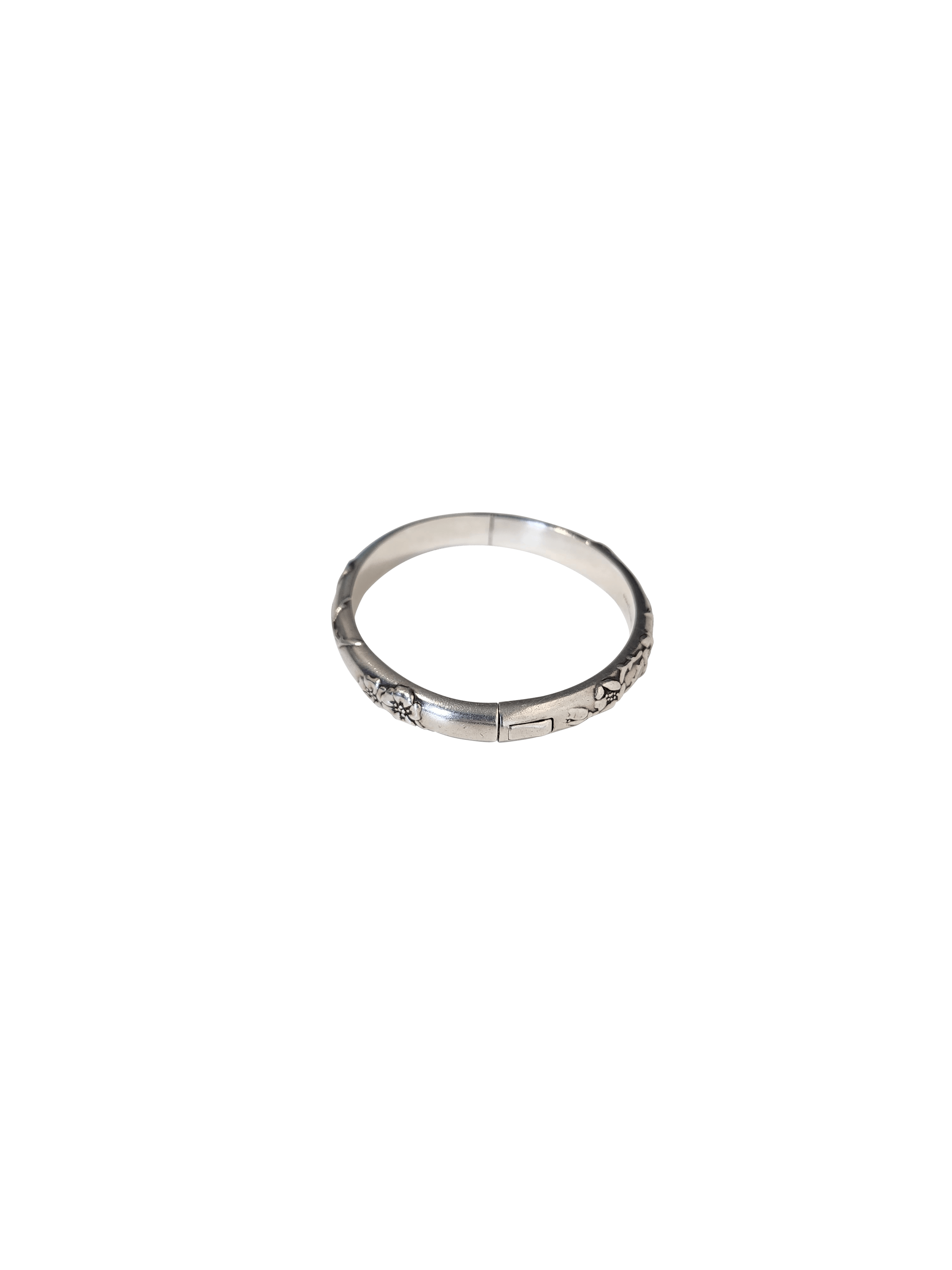 Tiffany & Co. Tiffany Floral Cuff Bracelet Solid Silver Size ONE SIZE - 2 Thumbnail