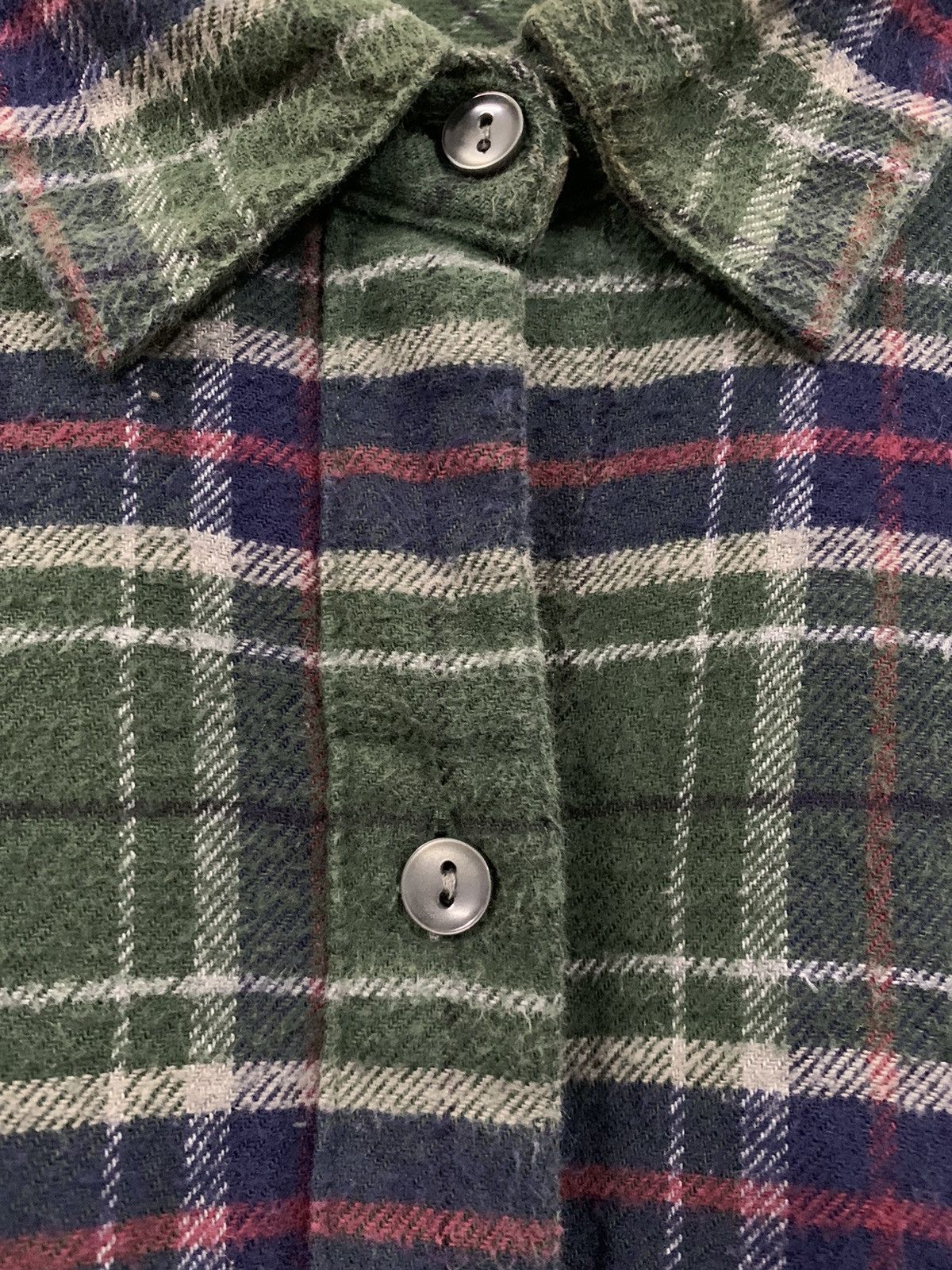 Global Work Japanese Brand Global Work Plaid Tartan Flannel Shirt Size M / US 6-8 / IT 42-44 - 11 Thumbnail