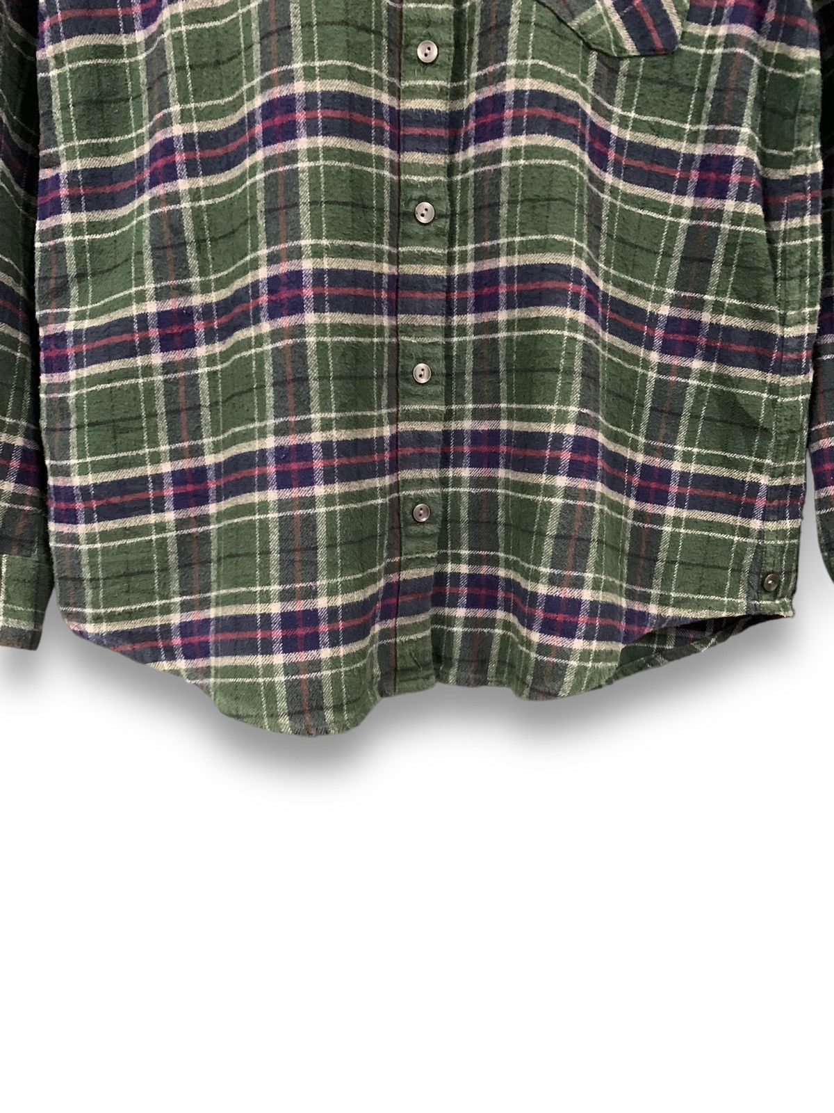 Global Work Japanese Brand Global Work Plaid Tartan Flannel Shirt Size M / US 6-8 / IT 42-44 - 7 Thumbnail
