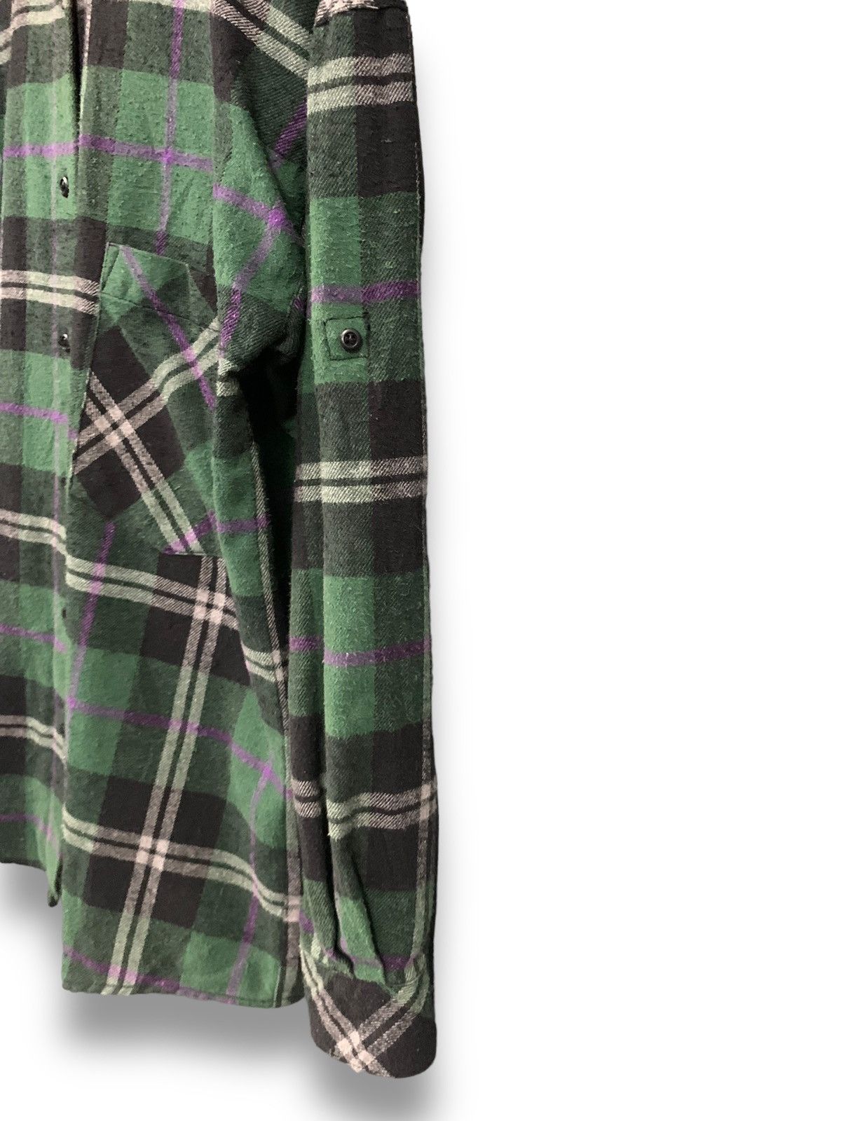 MOUSSY Japanese Brand Moussy Plaid Checkered Flannel Shirt Size L / US 10 / IT 46 - 8 Thumbnail