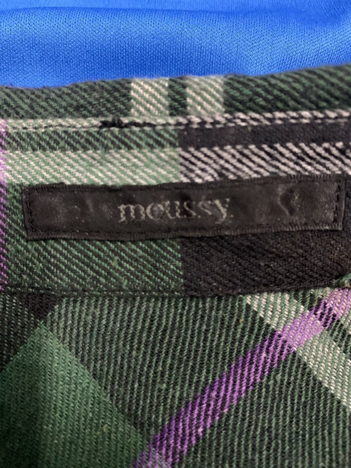 MOUSSY Japanese Brand Moussy Plaid Checkered Flannel Shirt Size L / US 10 / IT 46 - 14 Thumbnail