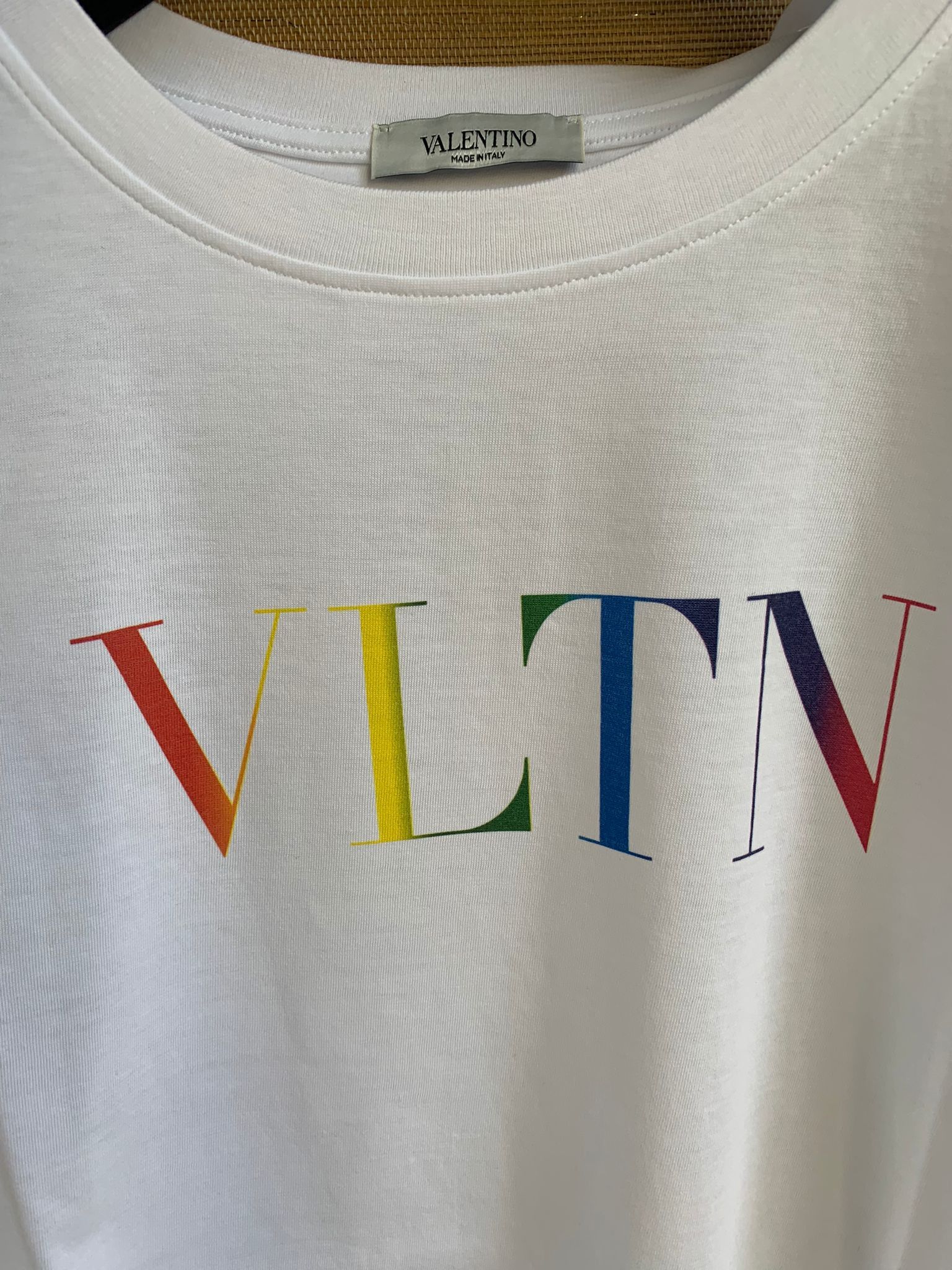 Valentino VLTN Rainbow Logo Tee Size US XL / EU 56 / 4 - 7 Thumbnail
