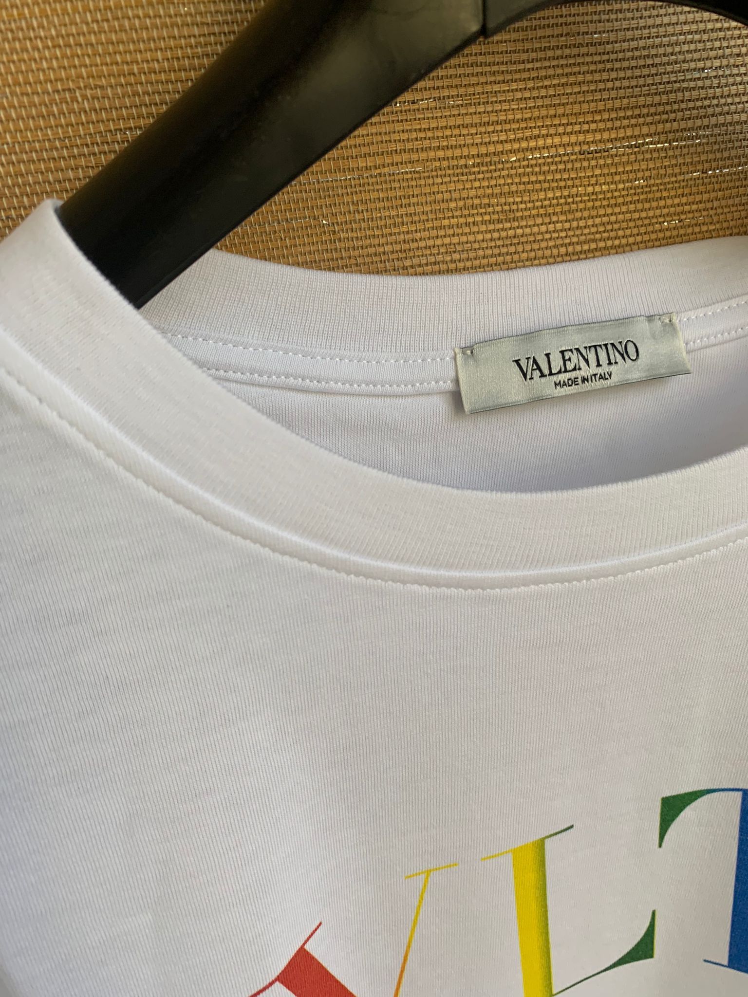 Valentino VLTN Rainbow Logo Tee Size US XL / EU 56 / 4 - 4 Thumbnail