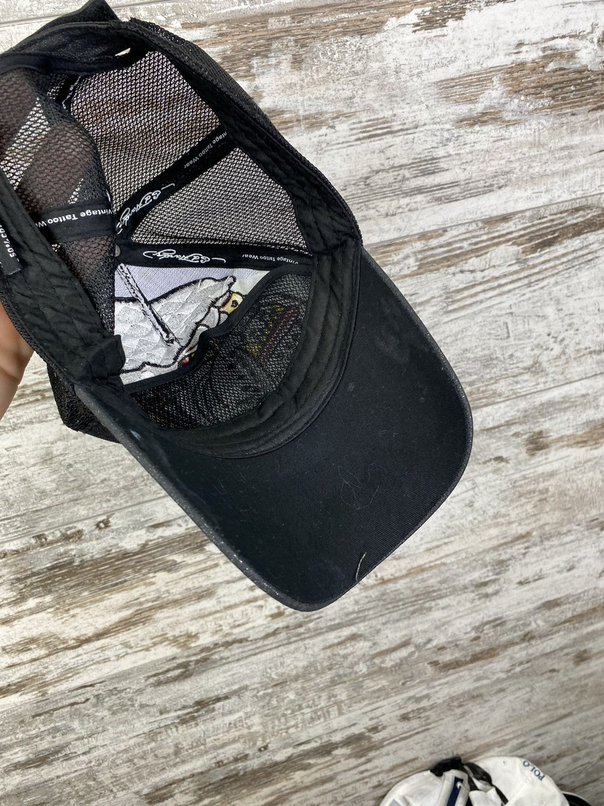 Christian Audigier × Ed Hardy × Vintage Mens Vintage Ed Hardy Cap Christian Audigier scull hats y2k Size ONE SIZE - 9 Thumbnail