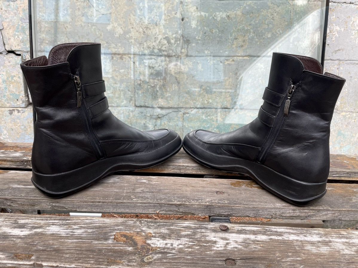 Paciotti Cesare Paciotti Black Double Buckle Strap Leather Boots Size US 9 / IT 39 - 6 Thumbnail