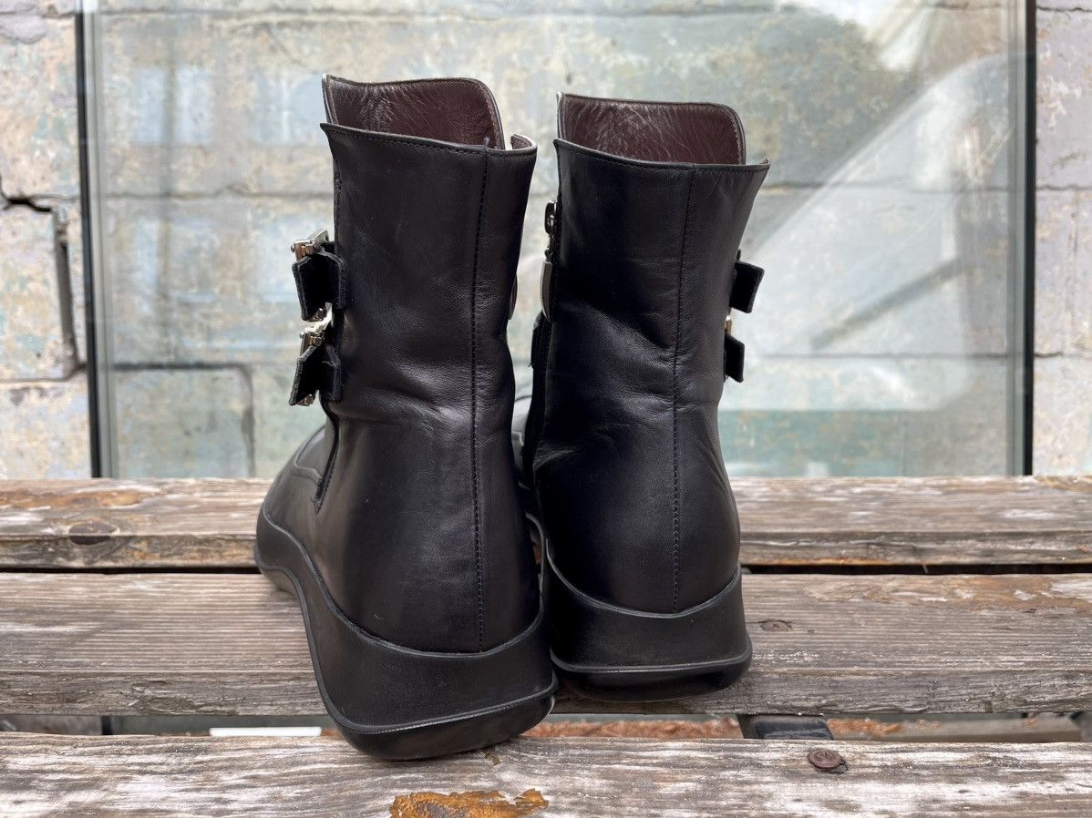 Paciotti Cesare Paciotti Black Double Buckle Strap Leather Boots Size US 9 / IT 39 - 4 Thumbnail