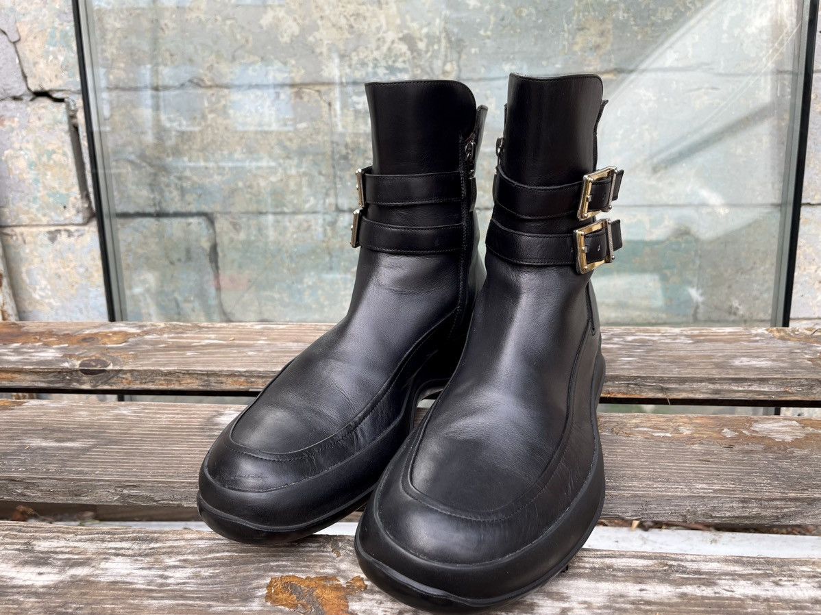 Paciotti Cesare Paciotti Black Double Buckle Strap Leather Boots Size US 9 / IT 39 - 3 Thumbnail
