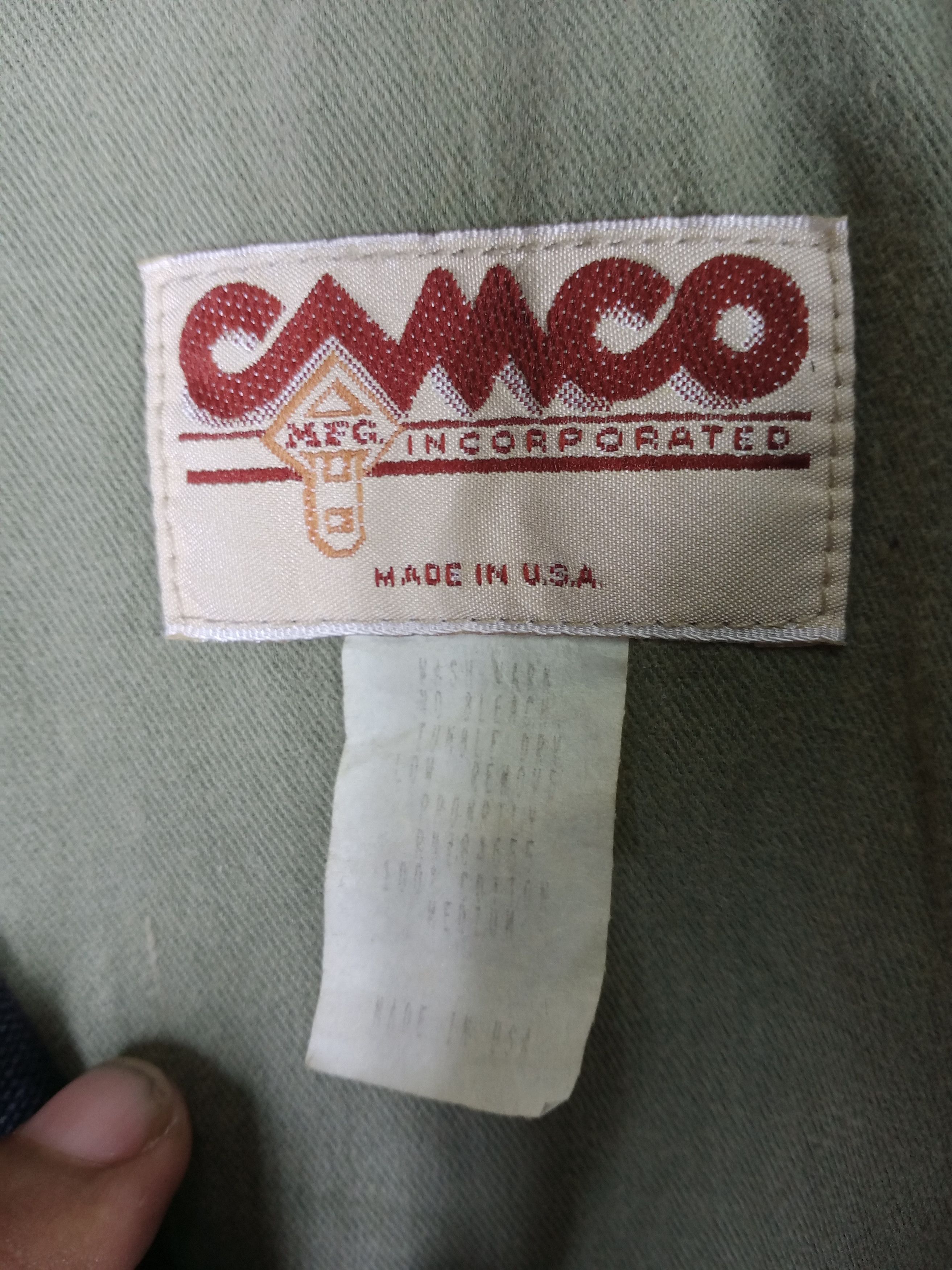UES Clothing CAMCO MFG INCORPORATE CHORE JACKET Size US L / EU 52-54 / 3 - 4 Thumbnail
