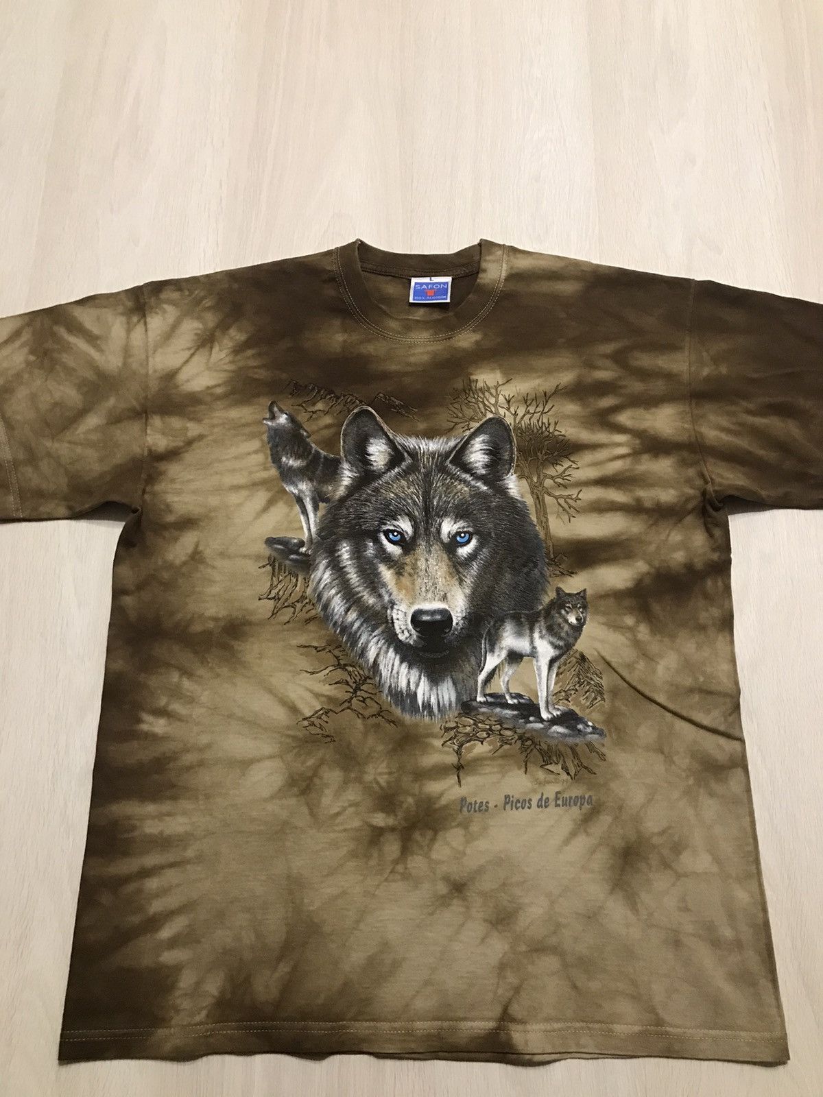 Vintage Vintage Animal Wolf Tee Signal Sport T-shirt Size US L / EU 52-54 / 3 - 1 Thumbnail