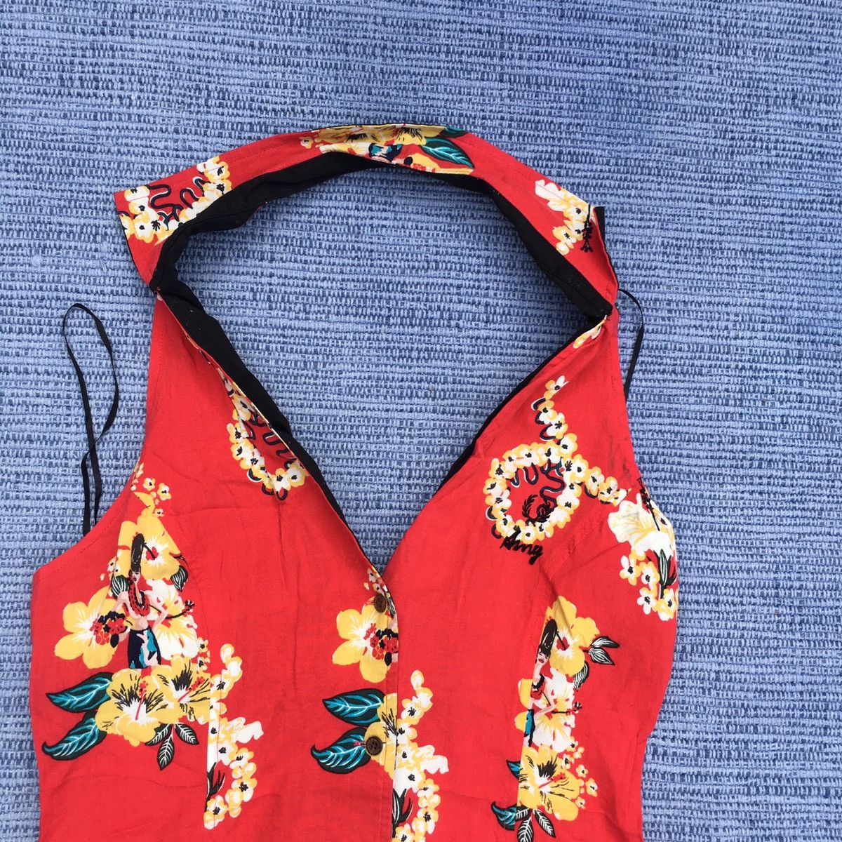 Fred Perry amy winehouse collection summer ‘11 hawaiian printed halter Size US L / EU 52-54 / 3 - 4 Thumbnail