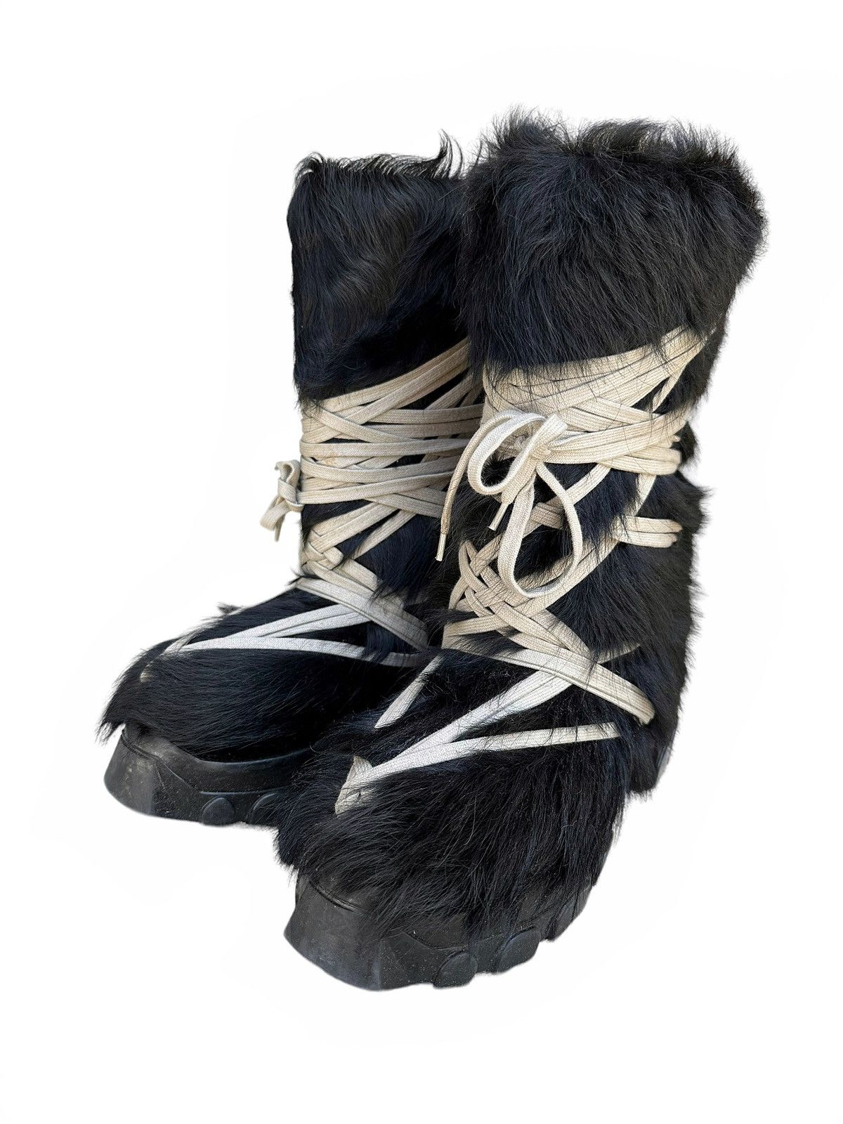 Rick Owens Sz43 Lunar Megalace Pony Tractor Moonboot Size US 10 / EU 43 - 2 Thumbnail