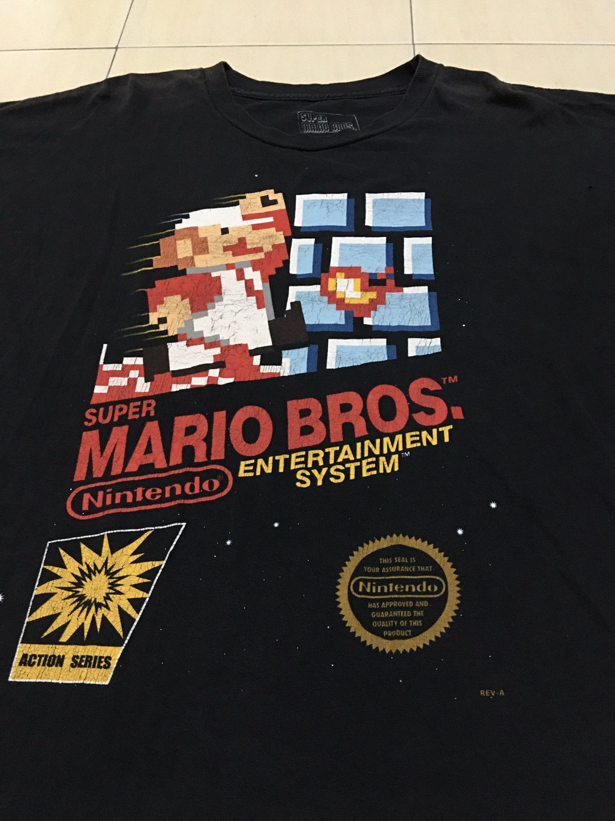 Nintendo Super mario Bros Nintendo Games t shirt Size US XL / EU 56 / 4 - 10 Thumbnail