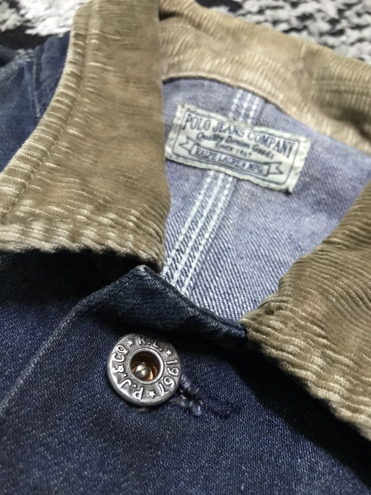 Vintage Polo ralph laurent denim jacket Size US L / EU 52-54 / 3 - 5 Thumbnail