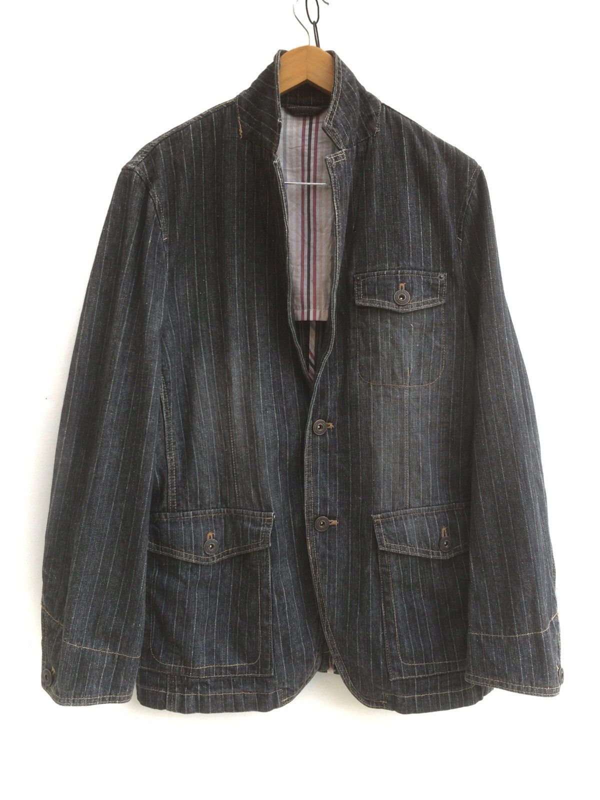Kansai Yamamoto Sissy by Kansai Yamamoto Denim Jacket Size US L / EU 52-54 / 3 - 1 Thumbnail