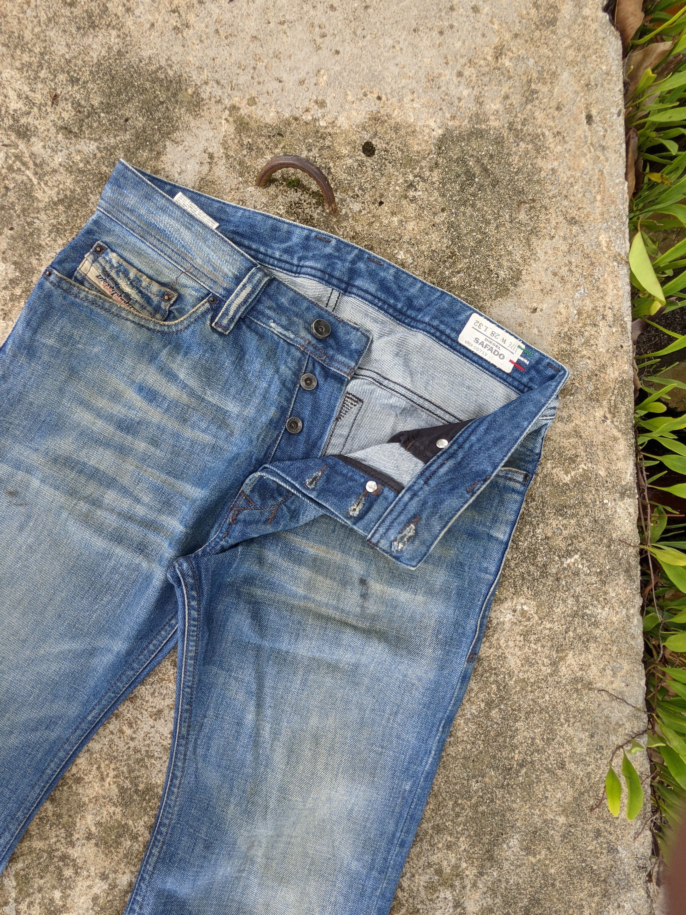 Diesel × Vintage Distressed Diesel Safado Denim Pants Size US 32 / EU 48 - 4 Thumbnail