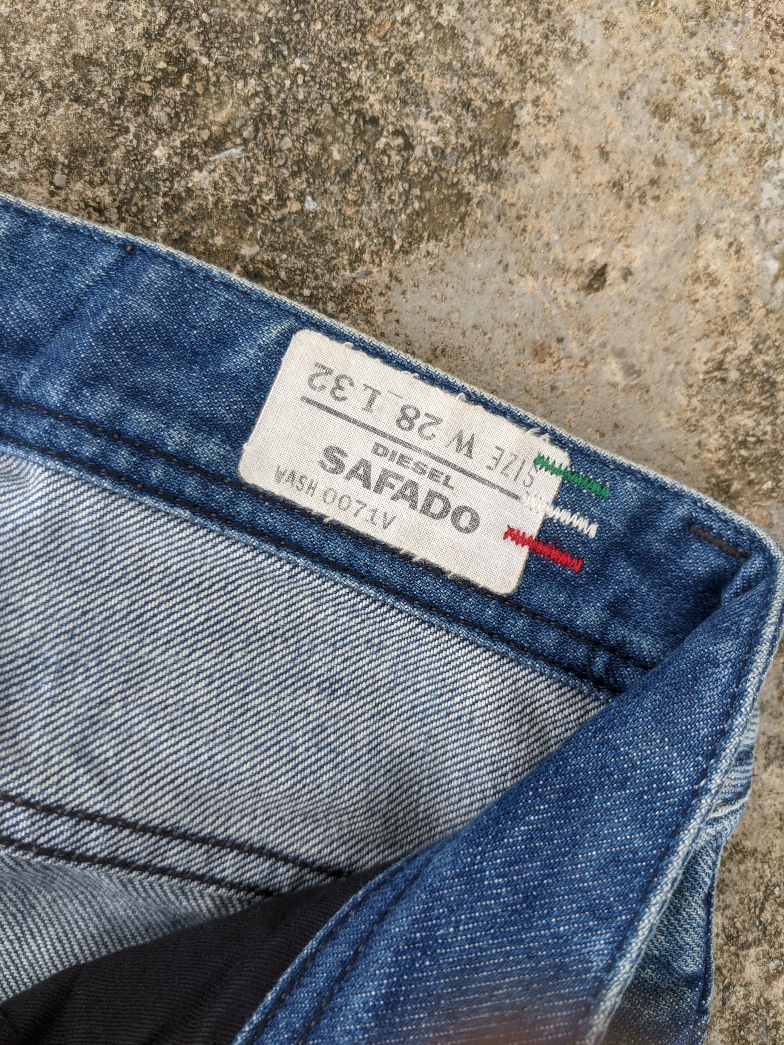 Diesel × Vintage Distressed Diesel Safado Denim Pants Size US 32 / EU 48 - 8 Thumbnail