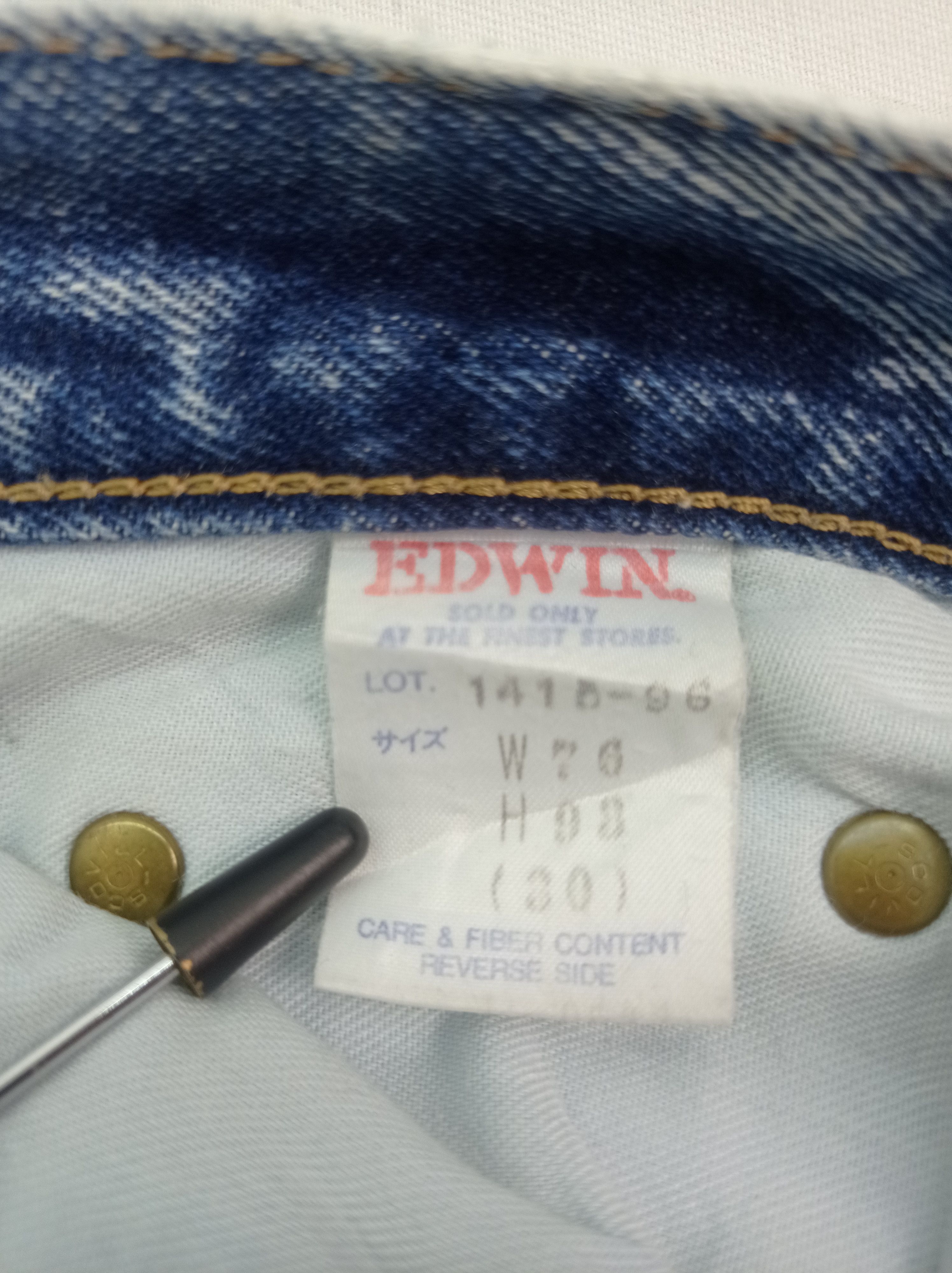 Edwin Vintage Edwin Acid Wash Denim Pants Size US 28 / EU 44 - 3 Thumbnail
