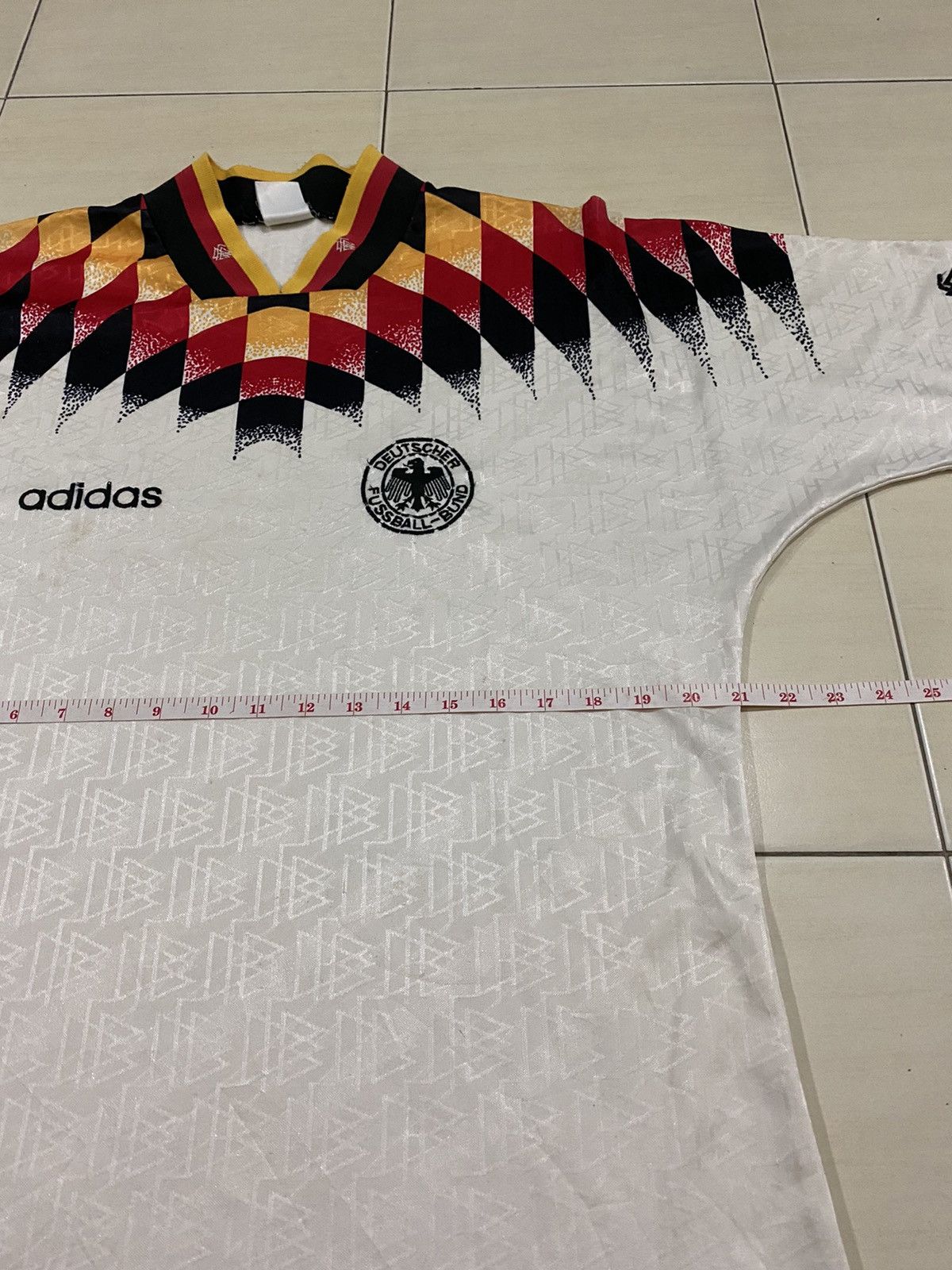 Vintage Vintage Adidas Germany 1994 world cup kit / football jersey Size US L / EU 52-54 / 3 - 7 Thumbnail