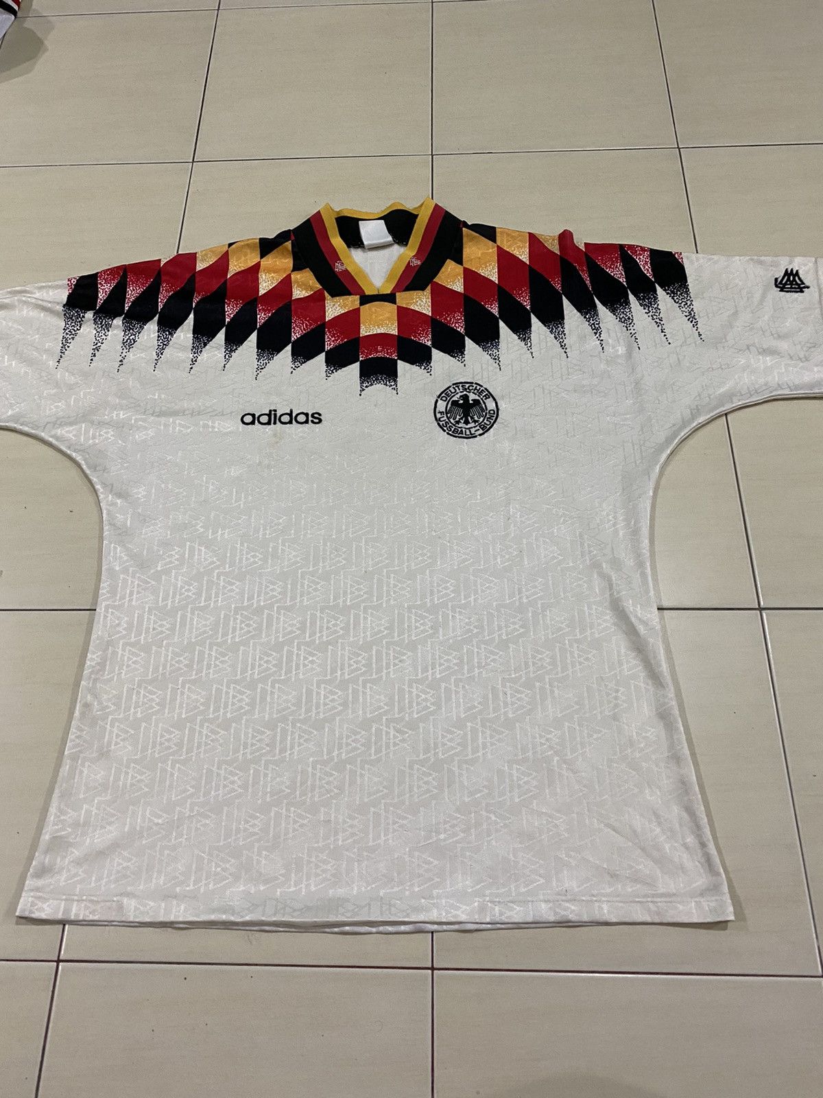 Vintage Vintage Adidas Germany 1994 world cup kit / football jersey Size US L / EU 52-54 / 3 - 6 Thumbnail