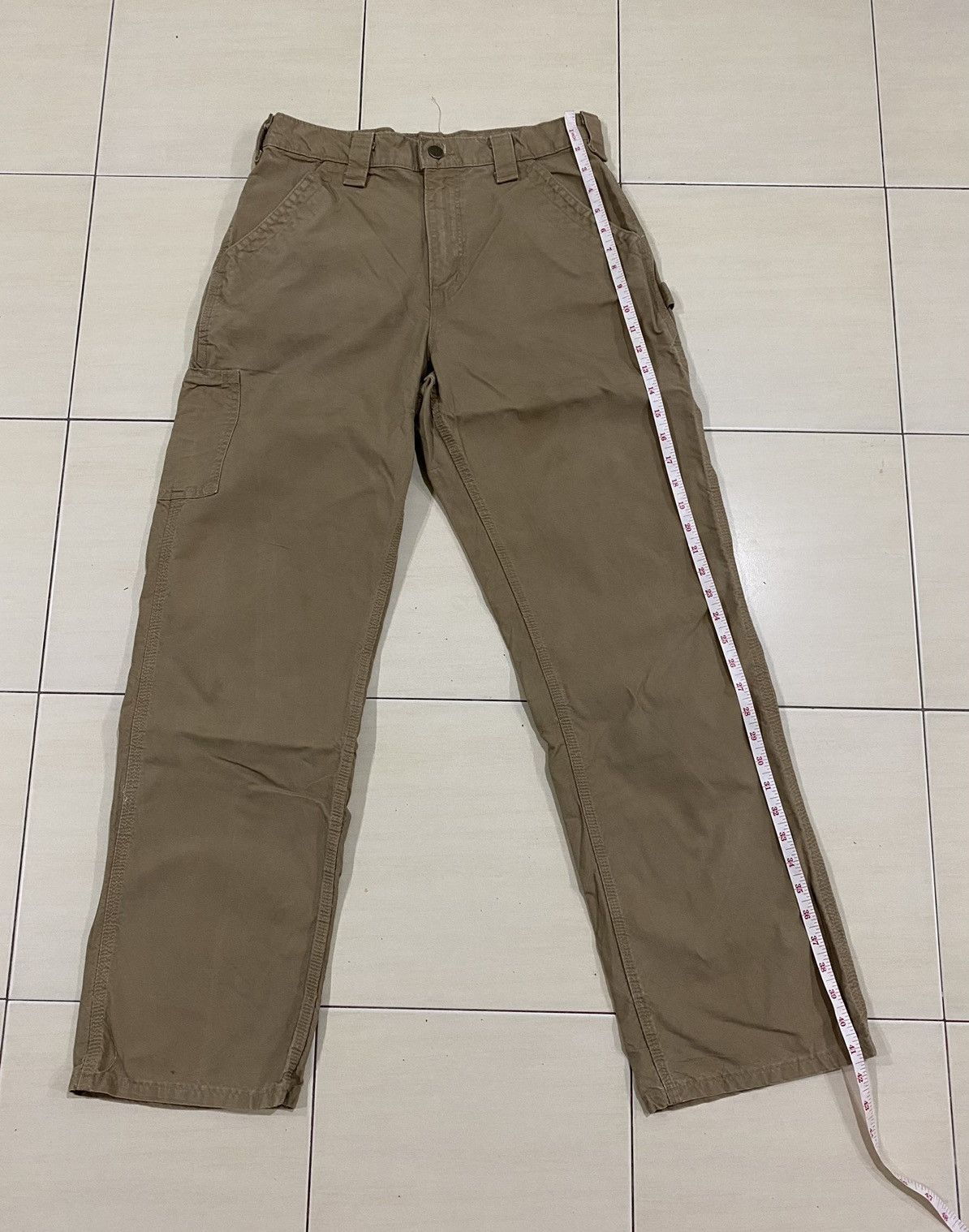 Carhartt × Vintage Vintage Carharrt Cargo workwear Canvas Trousers pants sz 30 Size US 30 / EU 46 - 12 Thumbnail