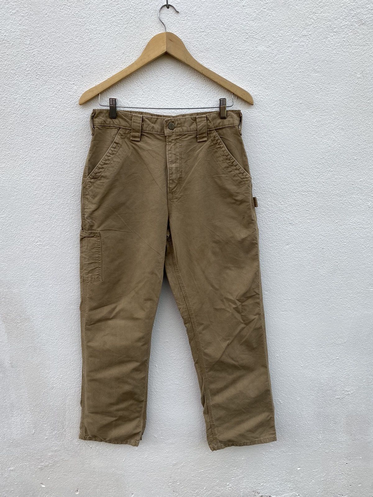 Carhartt × Vintage Vintage Carharrt Cargo workwear Canvas Trousers pants sz 30 Size US 30 / EU 46 - 2 Thumbnail