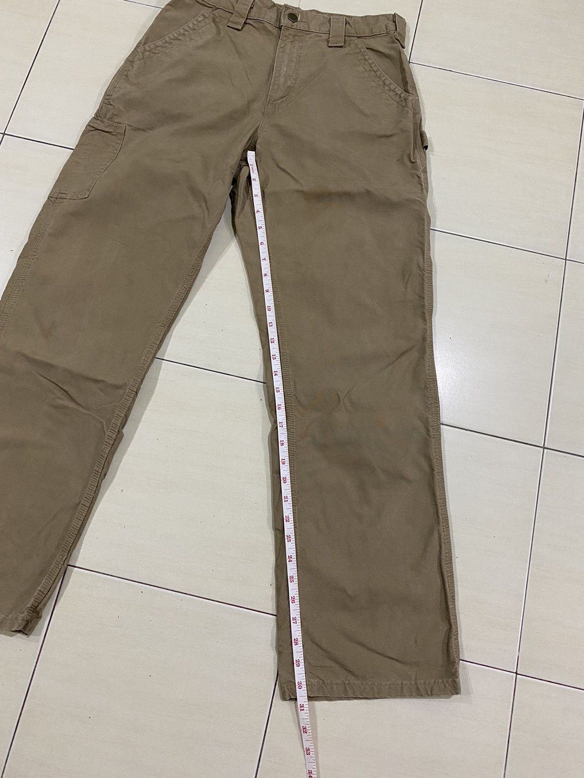 Carhartt × Vintage Vintage Carharrt Cargo workwear Canvas Trousers pants sz 30 Size US 30 / EU 46 - 13 Thumbnail